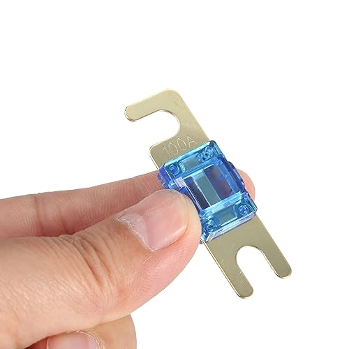 Miniatura 6 de X AUTOHAUX 10 unids 100A AFS Mini ANL fusible de repuesto de protección eléctrica para coche, camión, motocicleta, barco, CD de audio