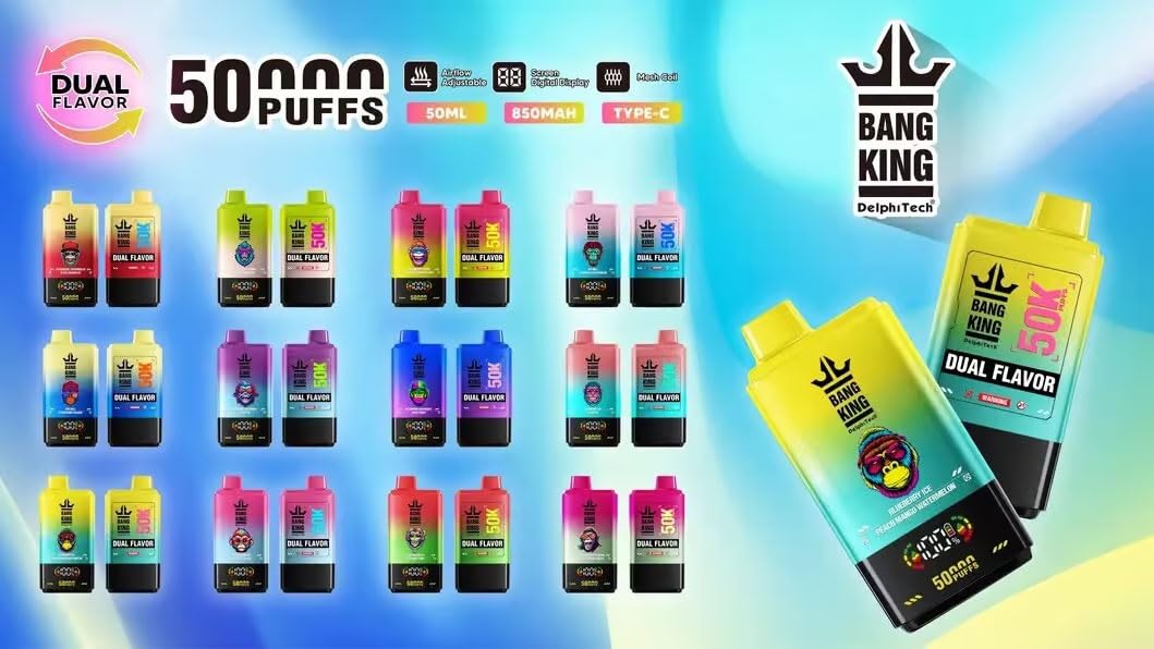 週末値下げ！BangKing 50000puff 3個セット ニコ※パフ Amazon | BANG 50000 puffs ニコパフ デュアルフレーバー ノンニコチン