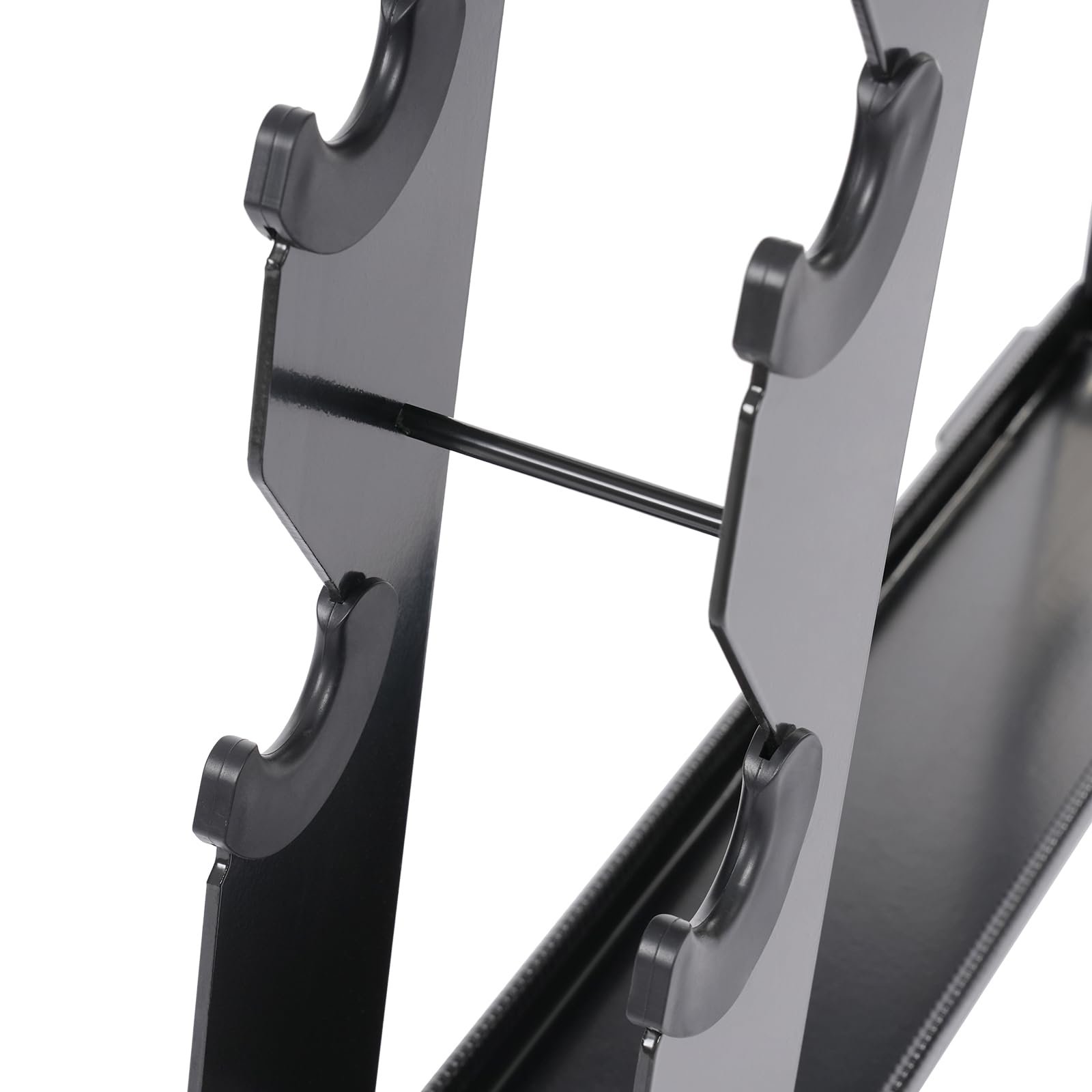 Supporto multifunzione per manubri 71 x 20,5 x 53 cm, con cuscinetti in spugna, anelli di gomma, supporto per manubri corti per casa, palestre, studi di yoga, campi sportivi, portata massima: circa