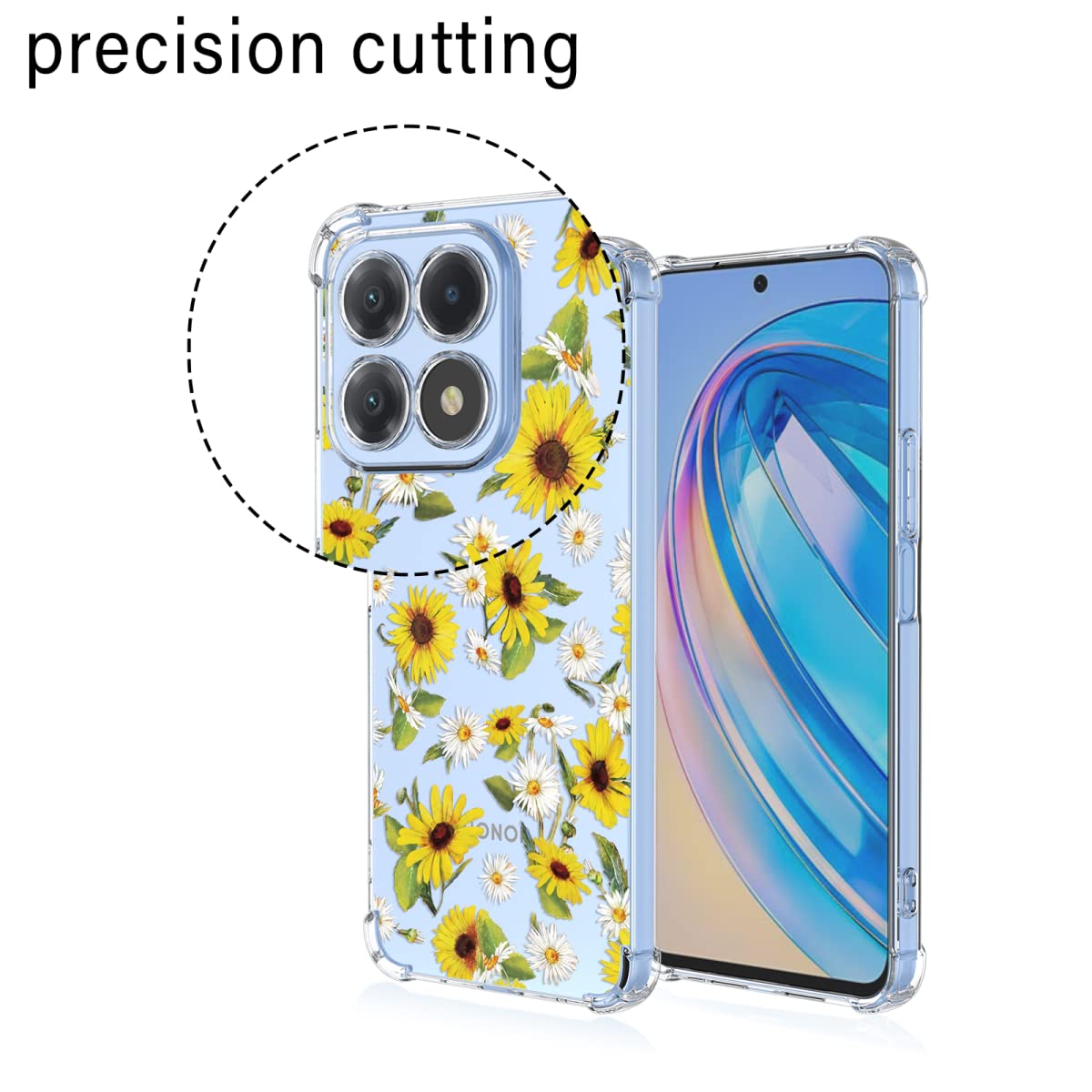 Topme Cover per HONOR X8a 6.7 Inches Custodia Case Protezione Della