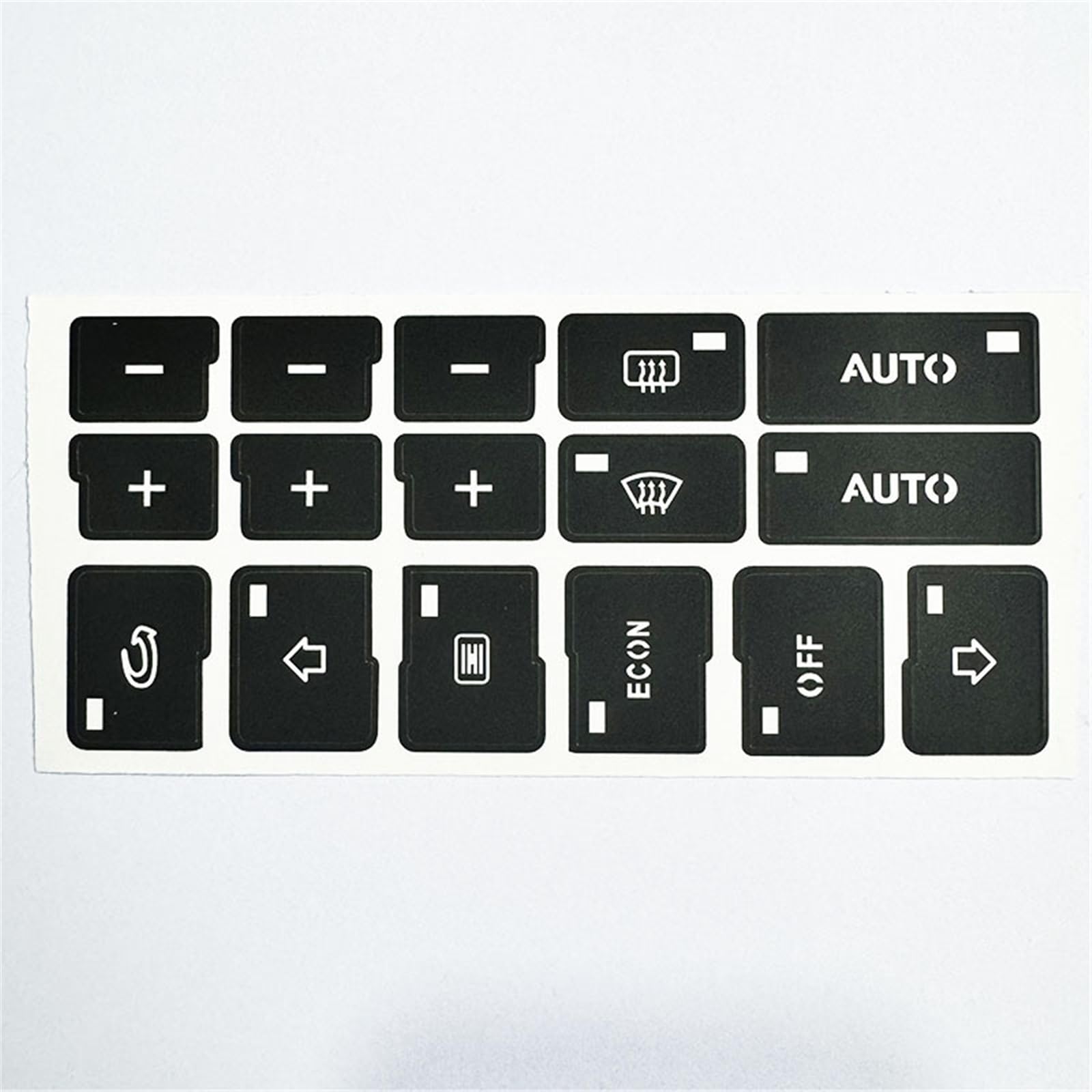 Repair Patch Compatible with A4 B6 B7 2000-2004 1PC PVC Car Stickers Stickers Decals of Clima Panel Repair Worn Button Knob SwitchDescription