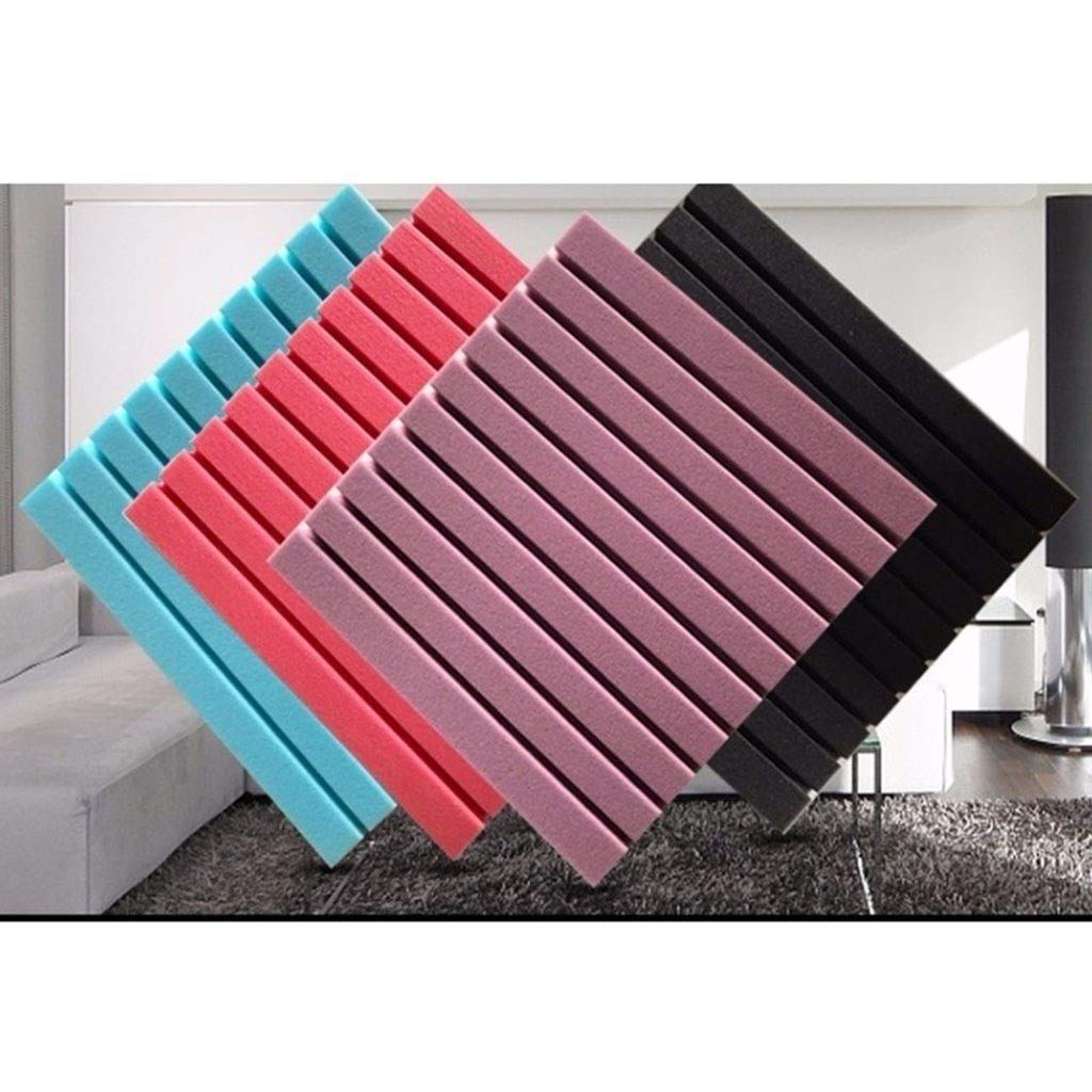 Pannelli acustici Materiali fonoassorbenti per pareti da Studio, Pannelli acustici a Strisce Colorate Cotone fonoassorbente per aule Scolastiche Dimensioni:,Come Mostrato