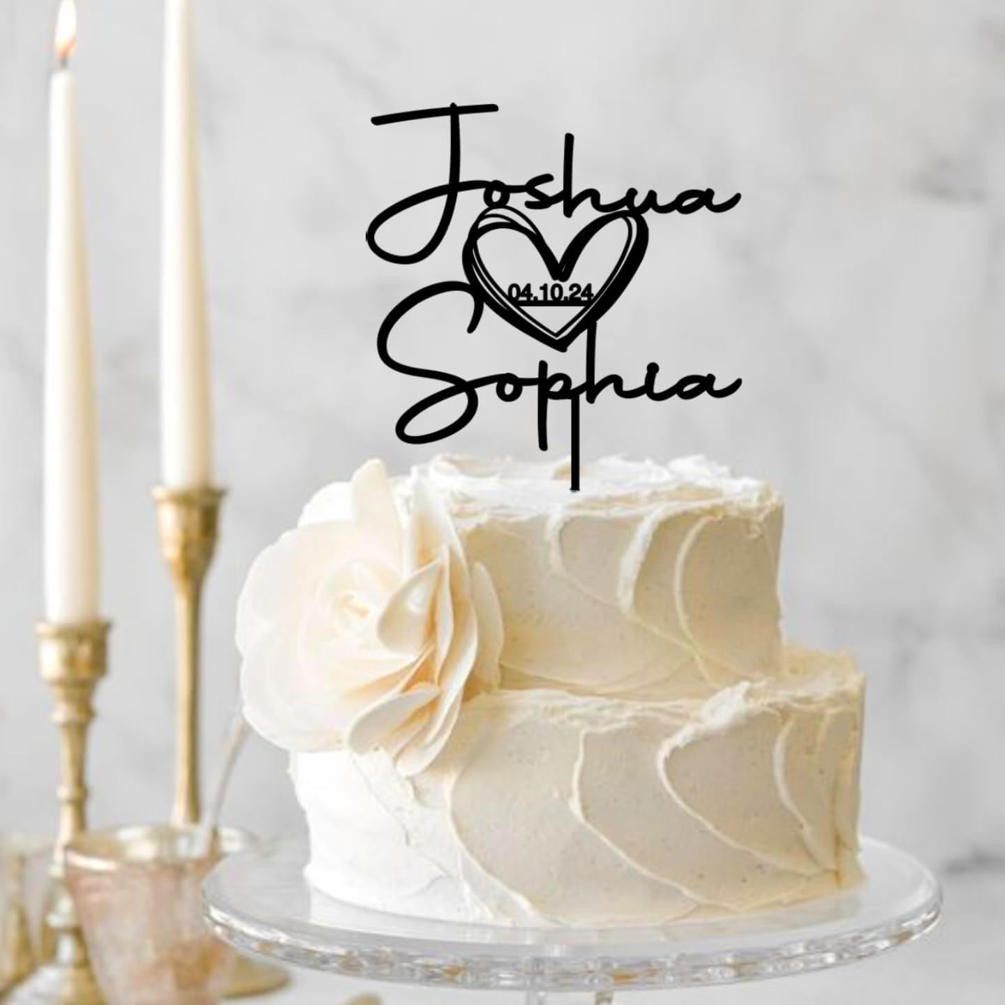 Wedding Cake Toppers, Wedding Cake Toppers Bride and Groom, Custom Cake Topper, Customize Your Own Anniversary Mr and Mrs Cake Topper,Rustic cake