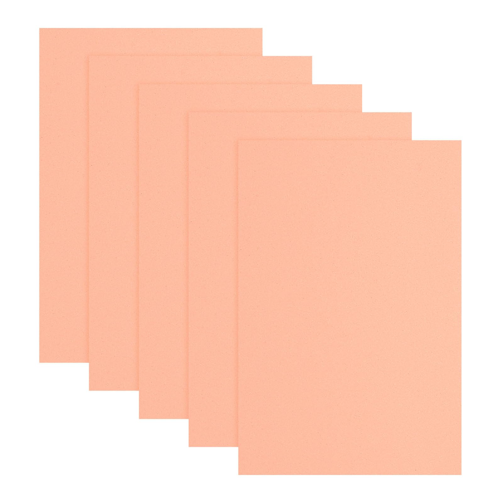 sourcing map 5 Pcs Beige EVA A4 Foam Sheets Crafts, 12 x 8 Inch Foam Paper for DIY Crafts Project Classroom Scrapbook Art Cards Home Office Decoration (2mm Thick)