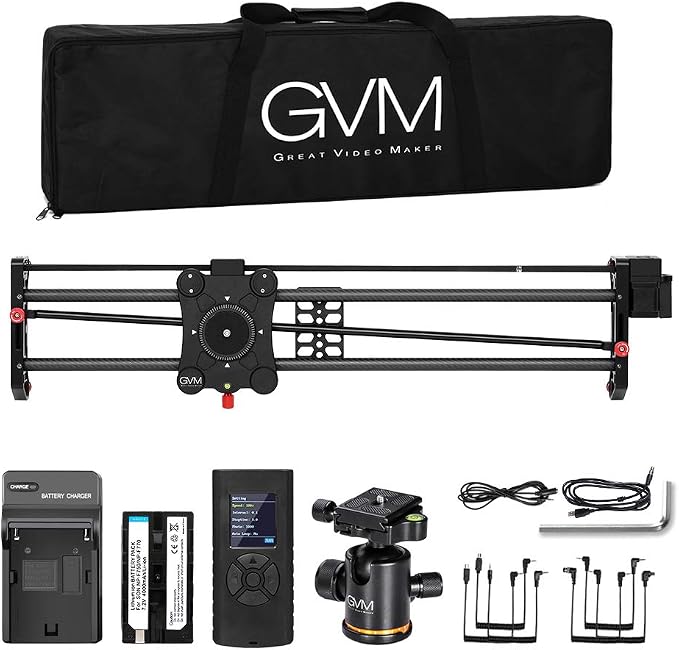 Slider motorizado de fibra de carbono para cámara de 31 pulgadas miniatura 9