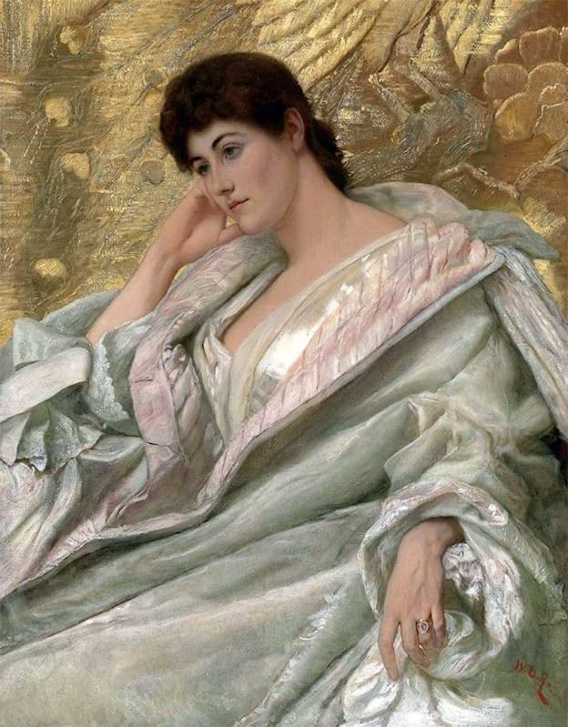 Impression d'art Mme Charlesnée Hunter par Richmond, prestigieuse image sur toile 60x90cm