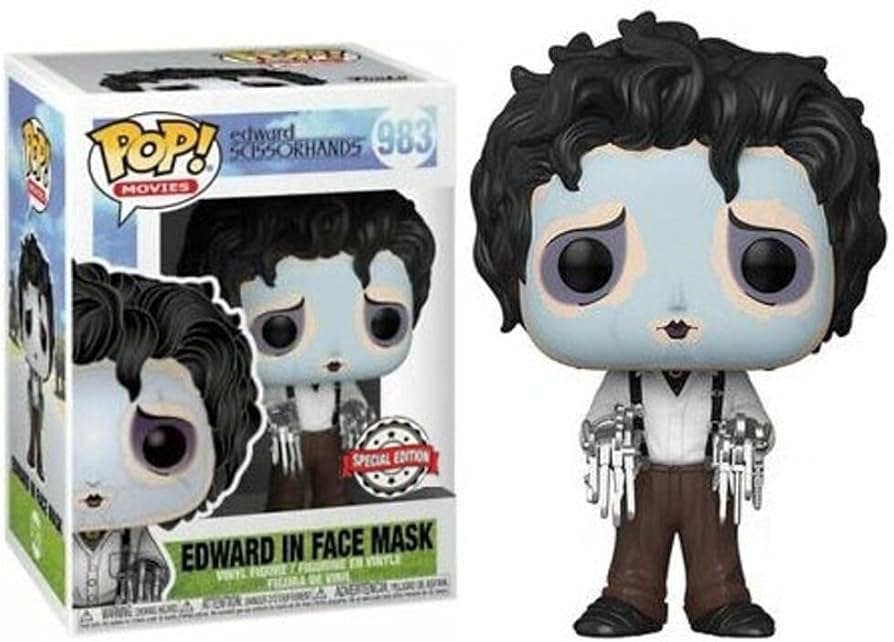 Funko 36431 Pop! Movies: Edward Scissorhands - Edward in Face Mask