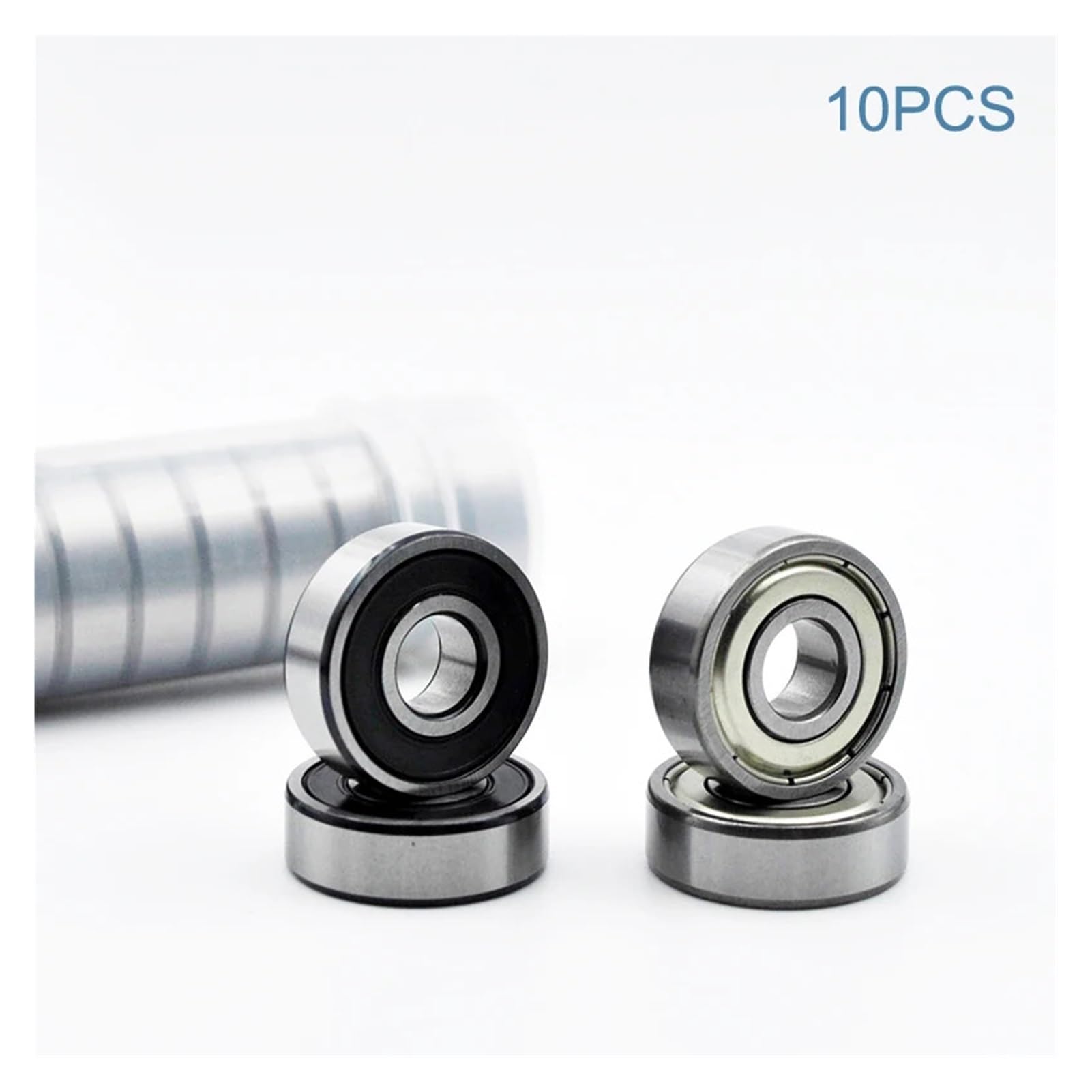 Rodamientos DDU de alto rendimiento for ruedas patines y monopatines, 10-100 unidades, 608, 606, 607, 609, 625, 626, 627 628 ZZ, 2RS 2Z(607 ZZ Normal,100Pcs)