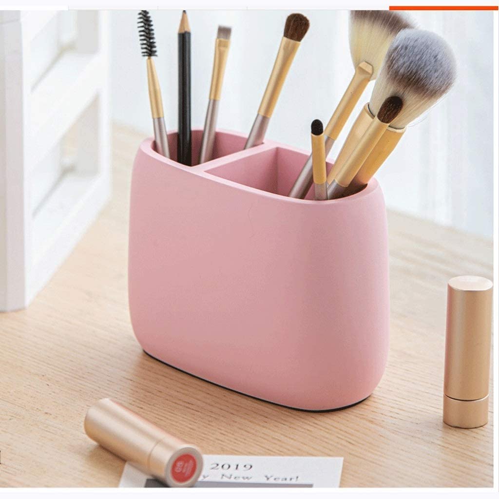 Papelería Portalápices de Resina, Soporte para brochas de Maquillaje de Almacenamiento de división, portalápices Duradero multifunción para Oficina, Aula, hogar Portalápices