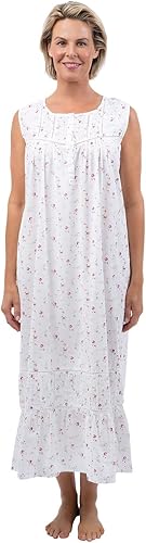 The 1 for U Naomi - Camisones sin mangas 100% algodón para mujer, talla XS, 3X