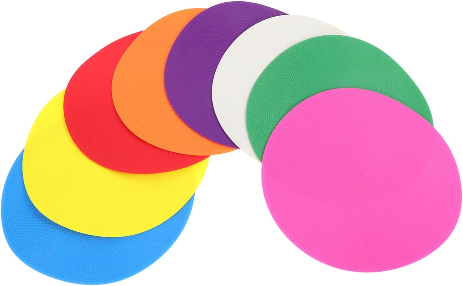 Abaodam 8pcs Soccer Training Discs Football Training Logo Discs Flat Markers Versatile Applications for Fitness Agility Drills