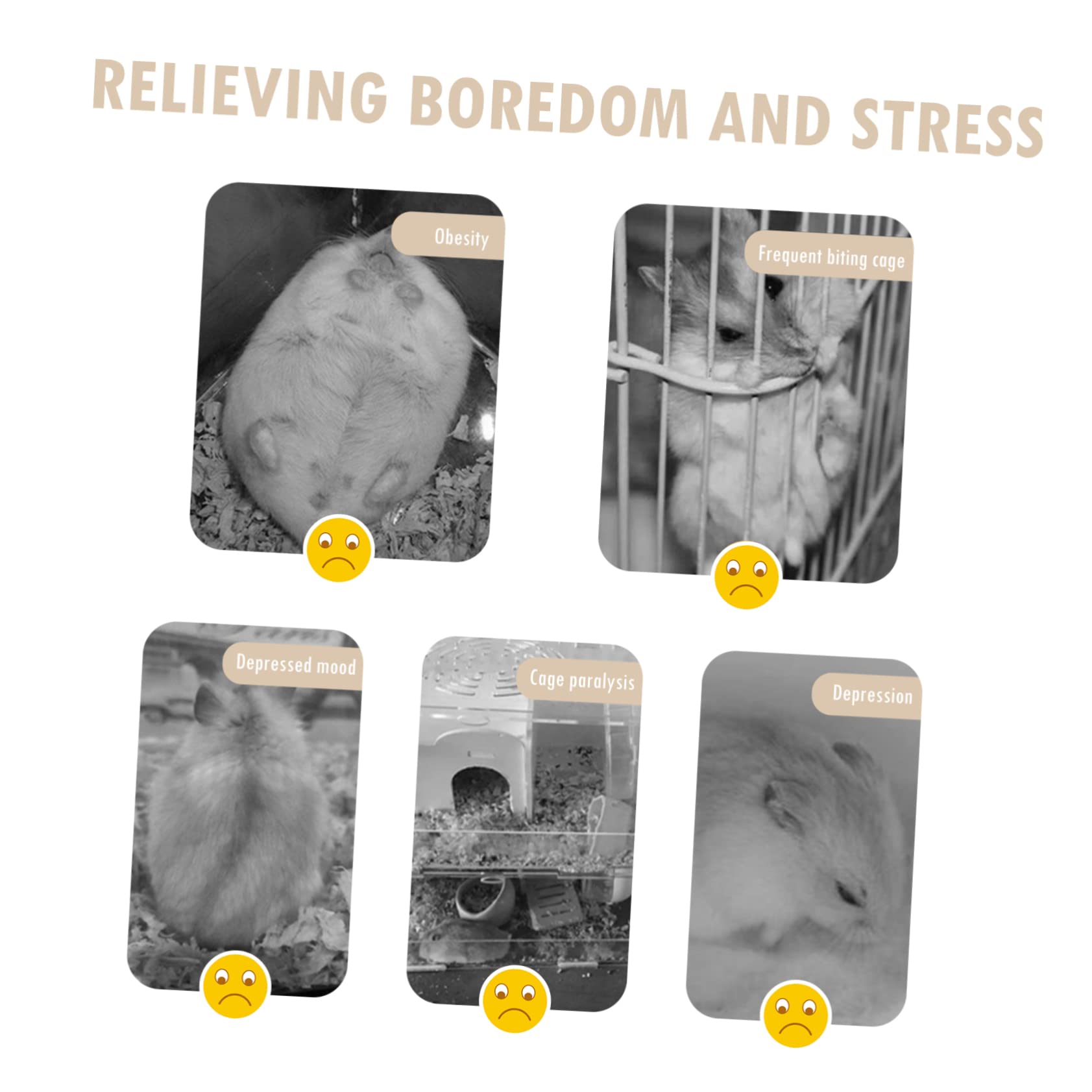 Beavorty 1juego Rueda De Ejercicio Silenciosa para Hámster Rueda De Plástico Transparente Soporte De Juguete Interactivo para Chinchillas y Roedores