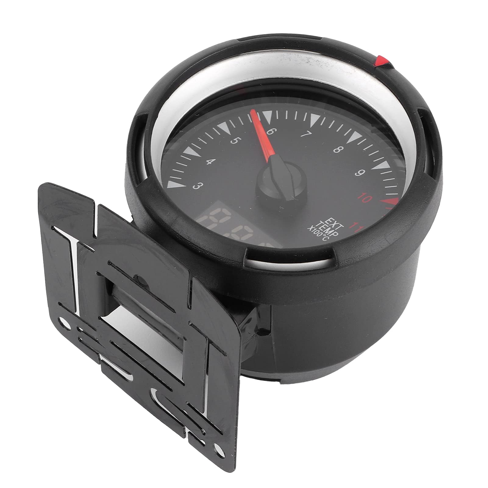 Medidor de Temperatura de Gases de Escape Medidor Digital EGT 300-1300 ℃ para Automóvil de Gasolina de 12 V Diseño de Acero Inoxidable a Prueba de Golpes