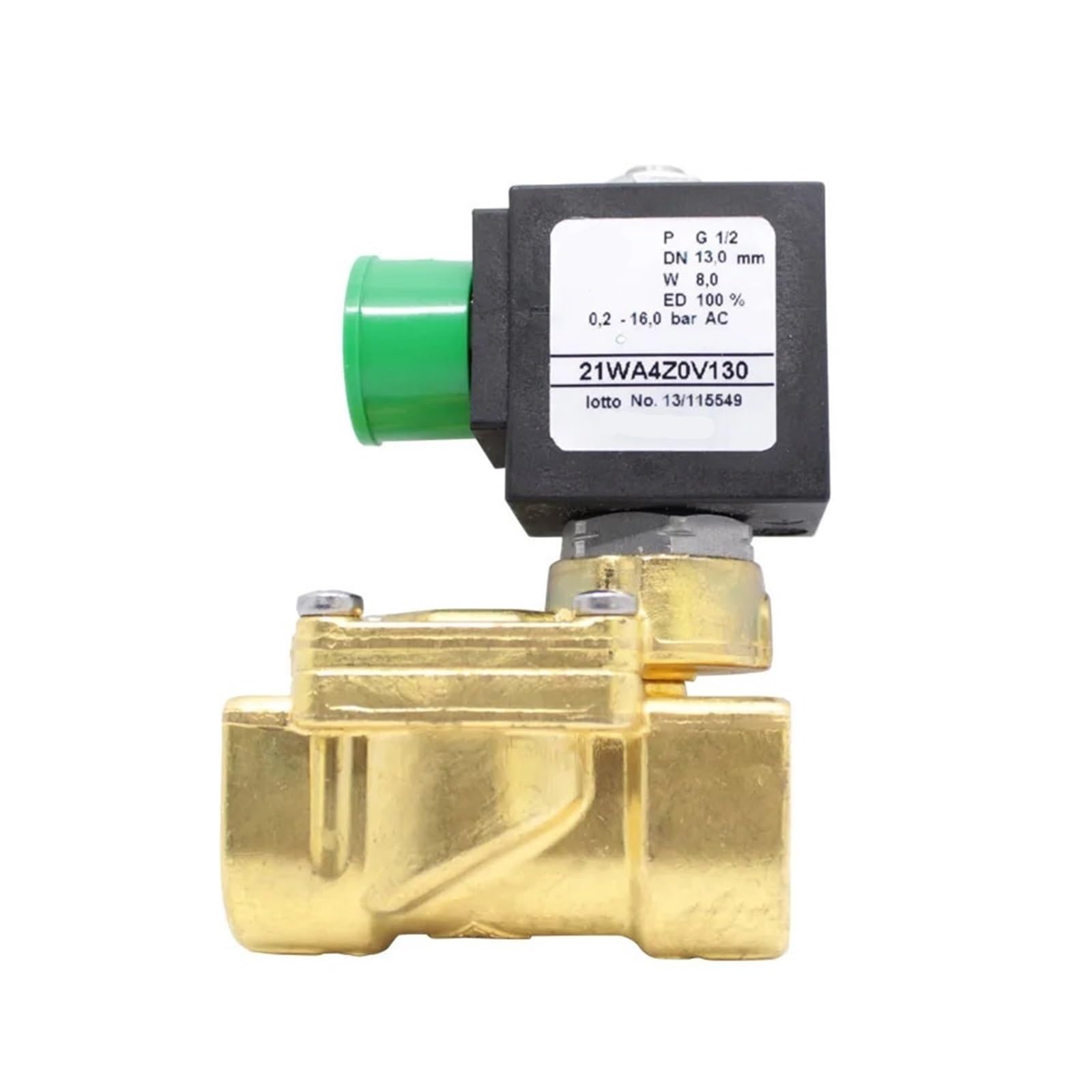 VSPPJYFG Solenoid Valve Two Position Two Normally Open Pilot Control 21WA3Z0V130 21WA4Z0V130 Brass G3/8 G1/2 AC24V(Ac24v,21WA3Z0V130)