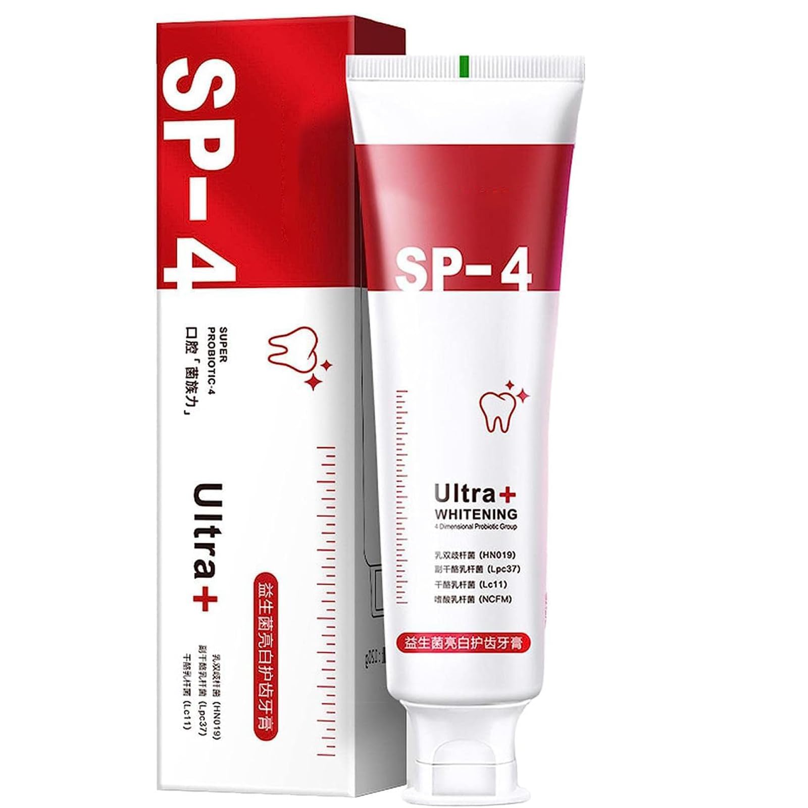 Sp-4 Toothpaste,Sp-4 Breath Toothpaste,Sp-4 Probiotic Toothpaste,Breath Freshing Whiting Toothpaste for Adults,Dazzling White Toothpaste,Fresh Breath Teeth Whitener Toothpaste
