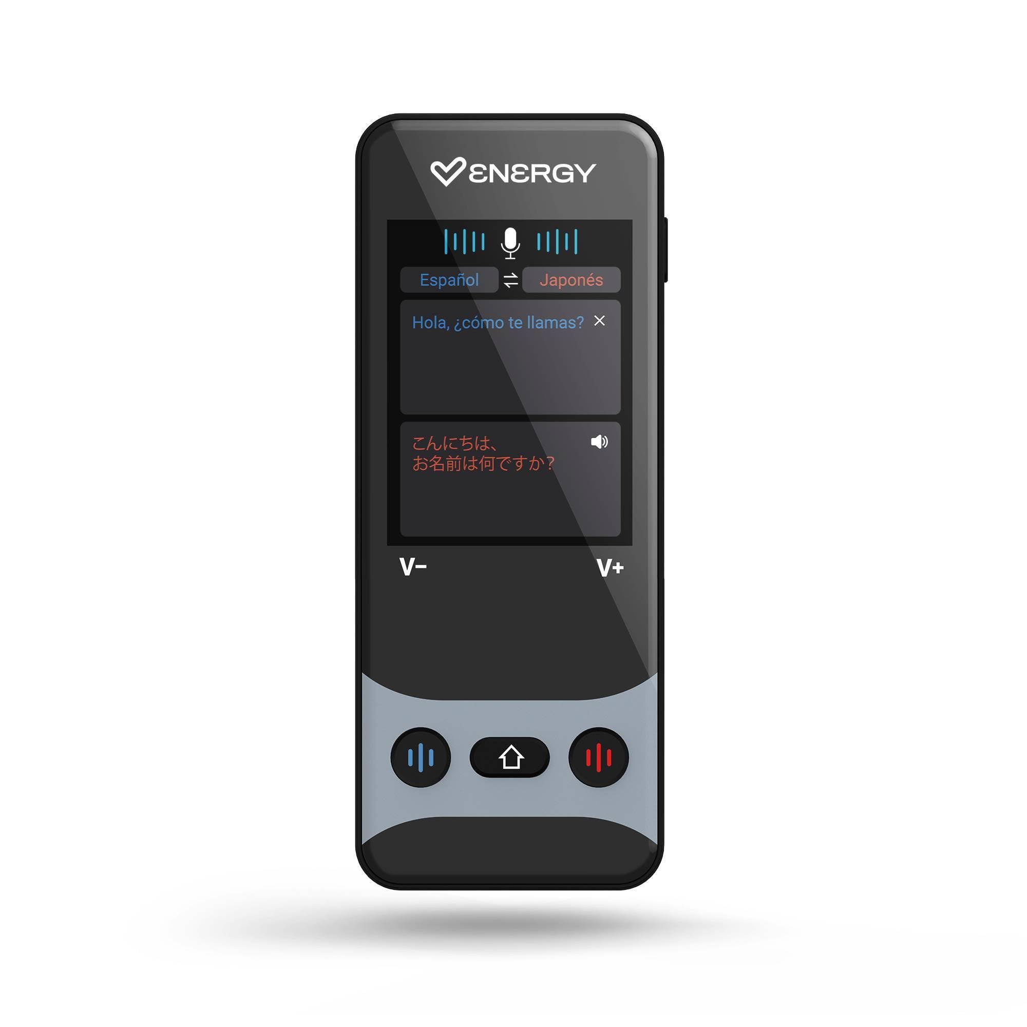 Energy Sistem AI Translator Traduttore Simultaneo Vocale Istantaneo Multilingue Portatile AI Translator Offline 160 Lingue 21 Senza Internet Traduzione Fotografica 5MP Schermo 2W Batteria 1500mAh