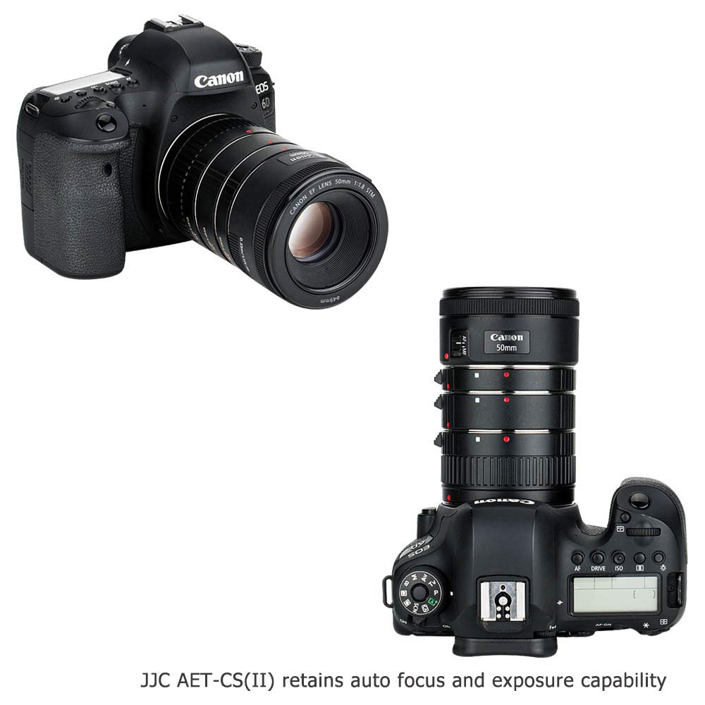 JJC AF TTL Auto Focus Macro Tubo di prolunga 12/20/36MM per Canon EF/EF-S Lens DSLR Cameras EOS 850D 800D 760D 750D 700D 250D 90D 80D 77D 5DS R 5D Mark II III IV 7D 6D