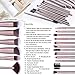 BS-MALL Makeup Brush Set 18 Pcs Premium Synthetic Foundation Powder Concealers Eye shadows Blush Makeup Brushes with black case