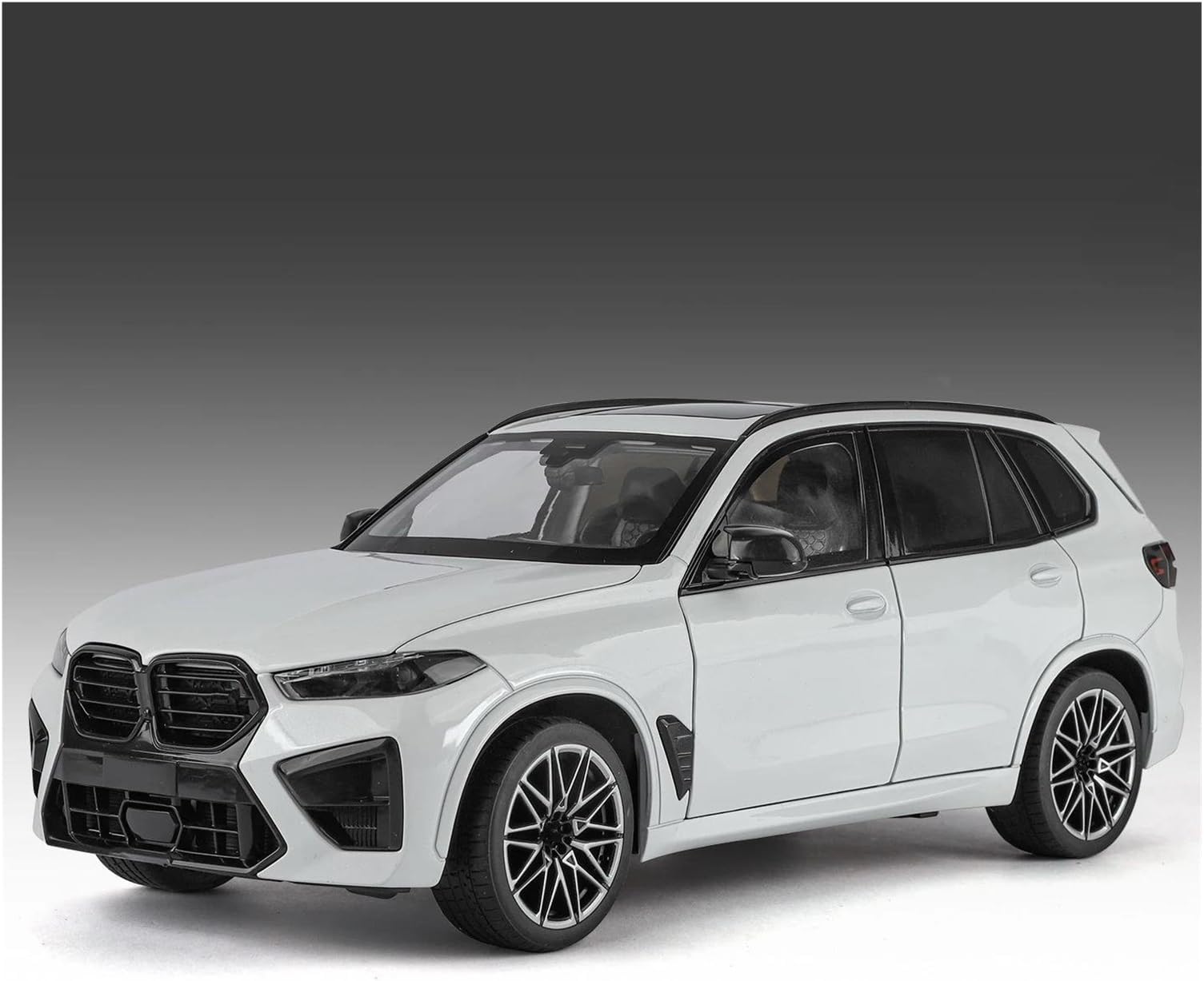 Die-Cast Diecast Car Model 1:18 For BMW X5 M For Competition 2025 Alloy Metal Diecast Model Car Decoration Hobby Collectibles(White)