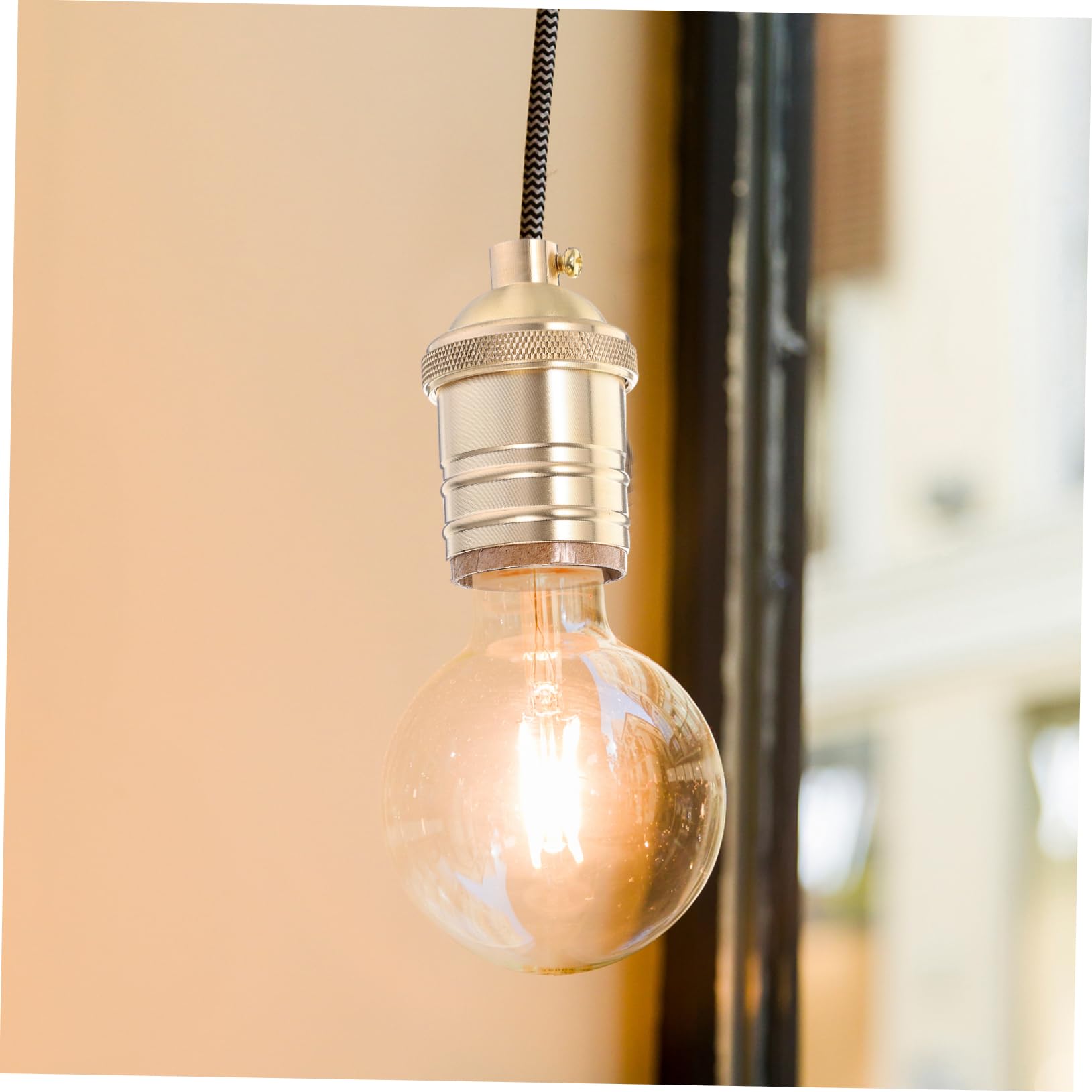 NUOBESTY 5 Stück Vintage Lampenfassung Retro Lampenhalter mit Drehknopf für Diy Beleuchtung für Vintage Lampen Einfache Installation Kompaktes Design Ergänzung