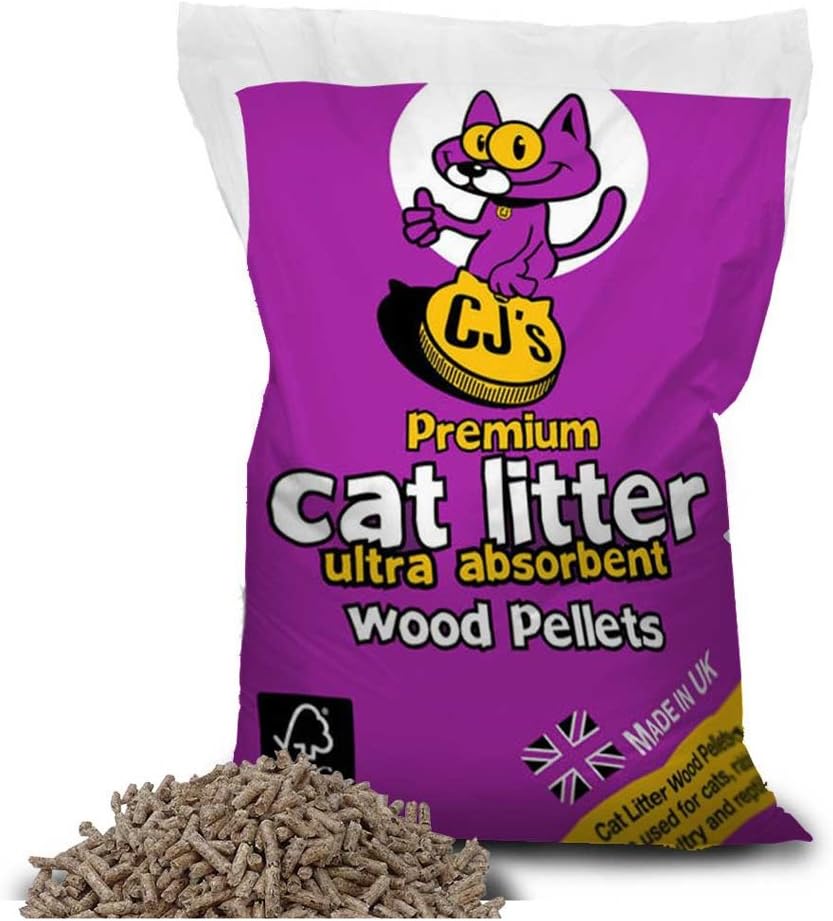 cat wood pellets