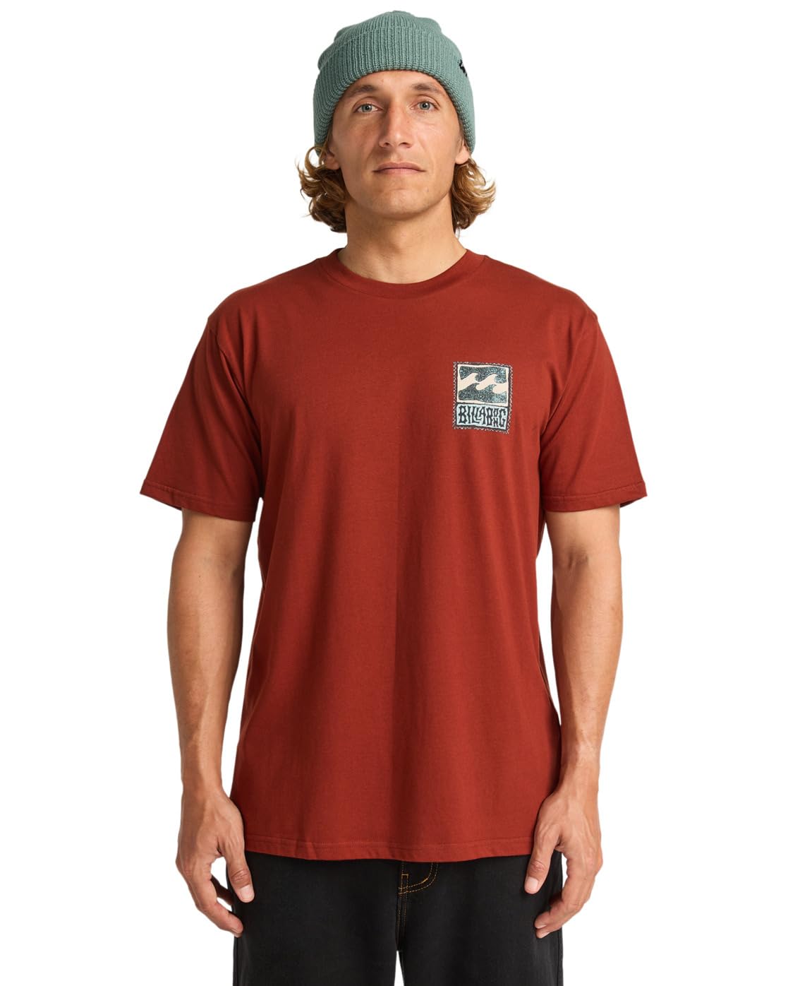 Billabong Short Sleeves T-Shirt Stamp SS Men's Red S