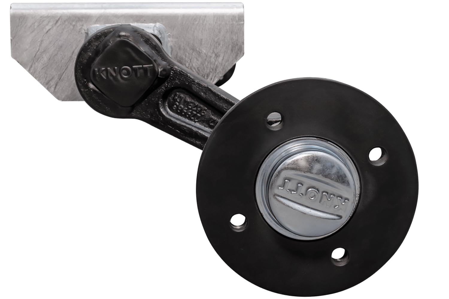 KNOTT Essieu Non freiné VG7-L pour remorque légère 750 kg, entraxe de Fixation 1380 mm et entraxe de moyeux 1880 mm, perçage 4x100 pour réparation et Entretien de châssis