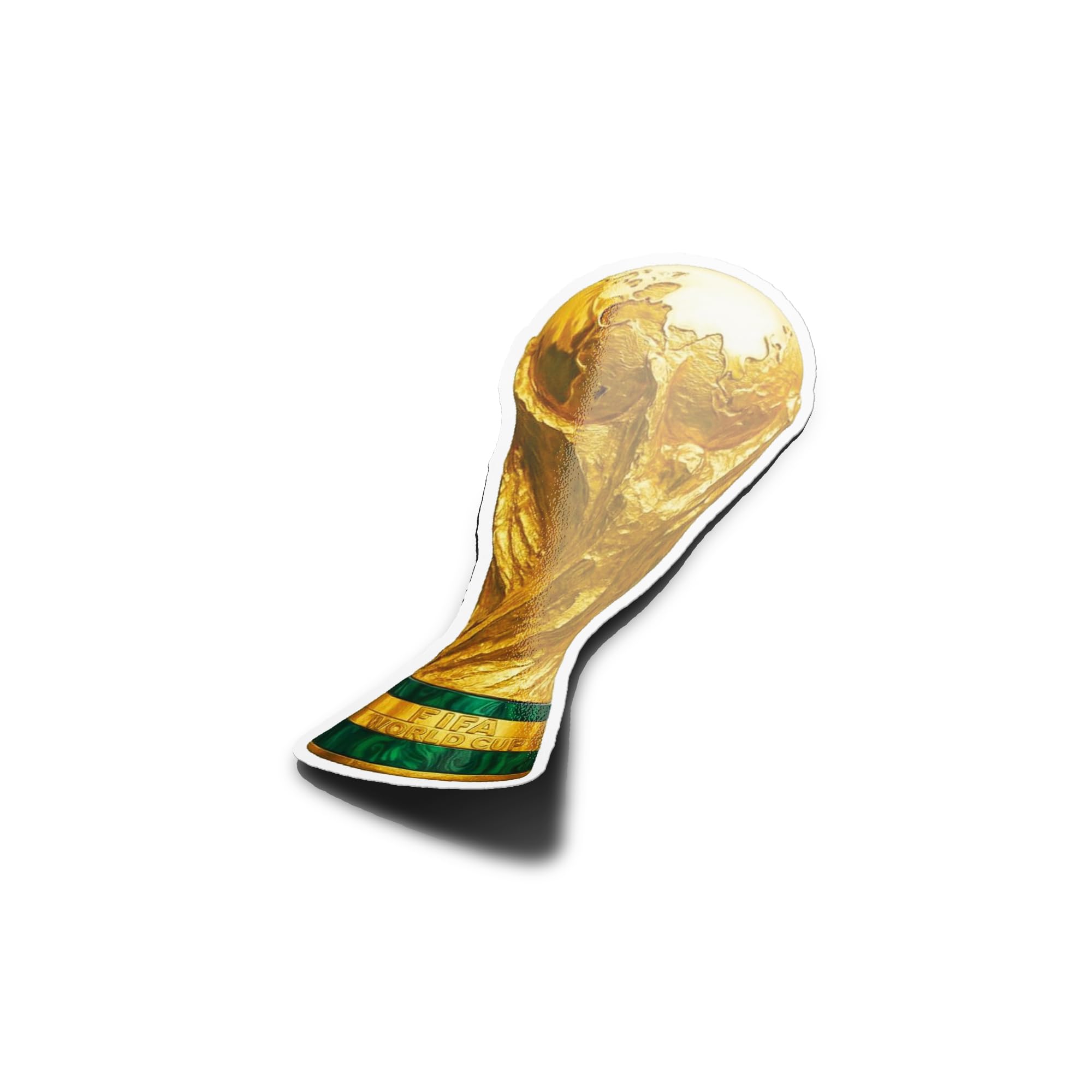 PACK AUTOCOLLANTS STICKERS Trophée Victoire Football Or Coupe du Monde vinyle Résistant Eau Uv Découpe Forme Déco Sport Fan Foot Mondial Pour Ordinateur Bouteille et Voiture Déco exterieur 9cm