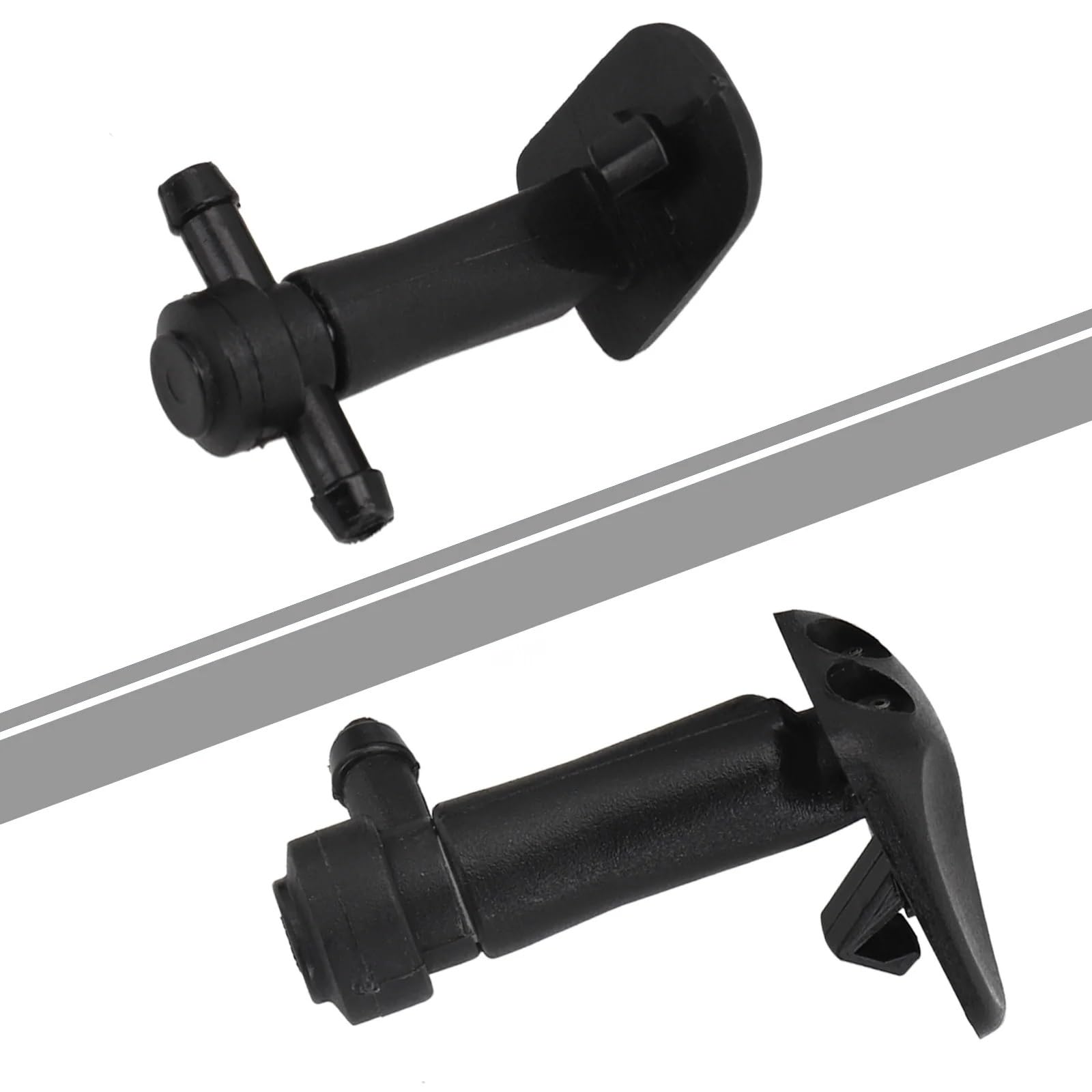 Lot De 3 Buses De Lave-Glace Pour Saab 9-3 / 9-3X (2003-2011) - Plastique - Références 12778850/12778849