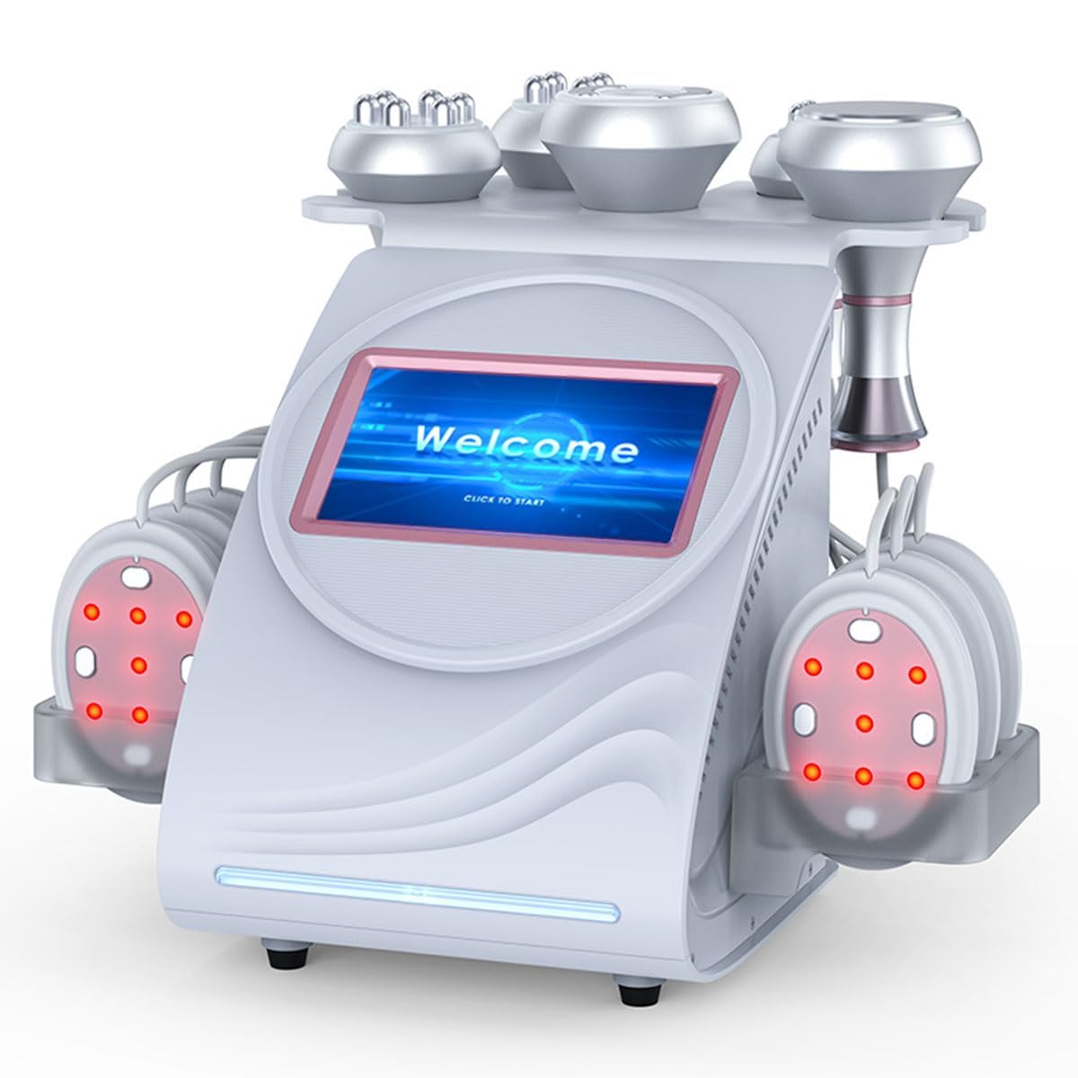 COYEUX 6 In 1 Body Sculpting Machine, Vacuum 80k Cavitation Machine, Micro-electric Photorejuvenation EMS Weight Loss Machine Anti-wrinkle Sculpting Beauty Device