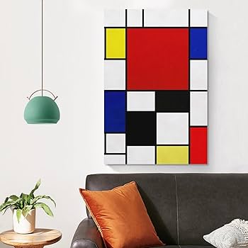 ピート・モンドリアン、『アムステル川に沿って』、希少な画集より 巨匠モンドリアンの抽象画が75年以上にわたって逆さに展示され