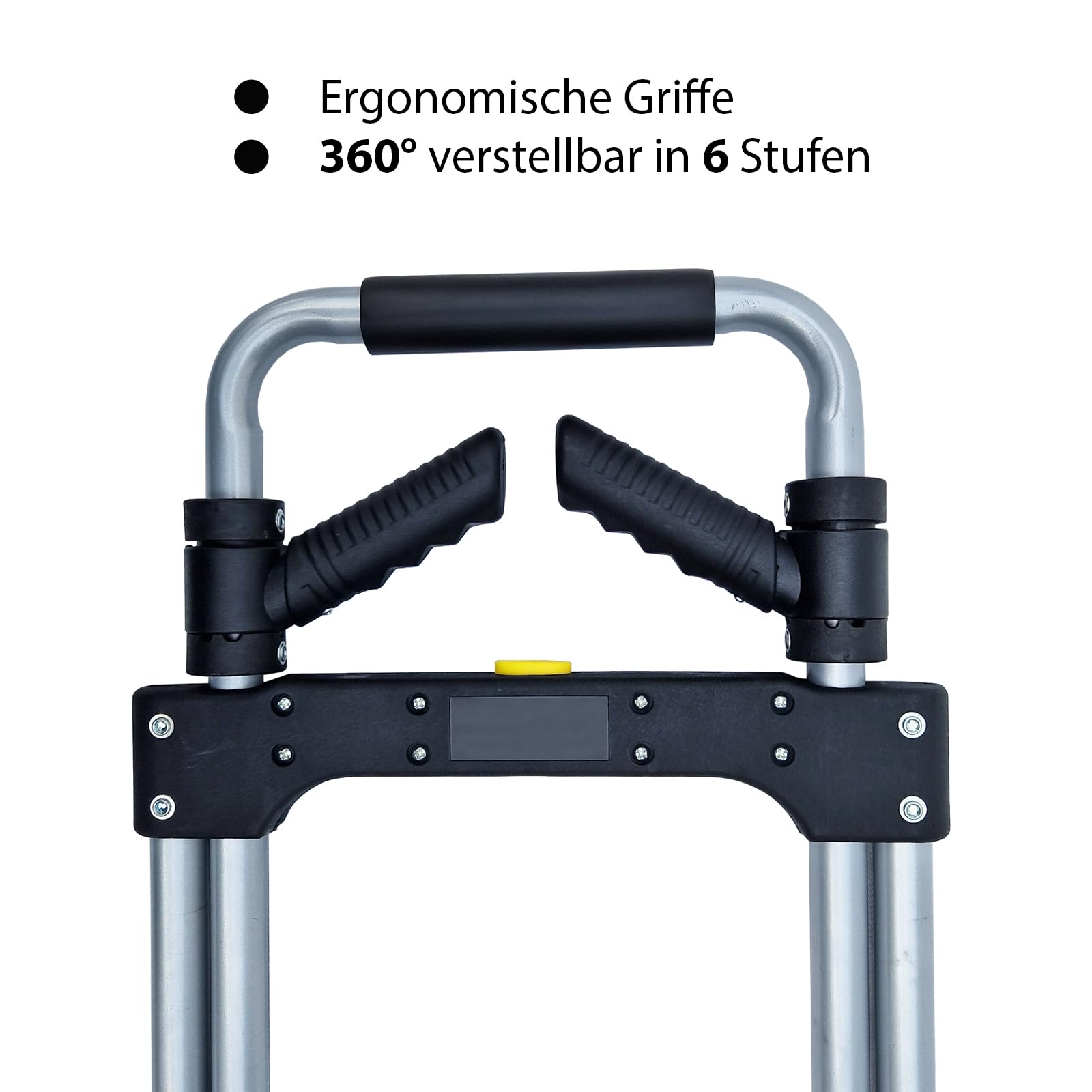 TRUTZHOLM Klappkarre XL Sackkarre Mit Langem Teleskopgriff 115 cm und Großer Ladefläche - Tragkraft 150 kg - Inkl. Expanderseil - Transportkarre Schwerlast-Sackkarre