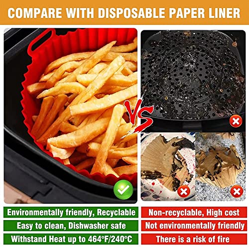 BADIU Cestino in silicone 16 cm - Friggitrice aria...