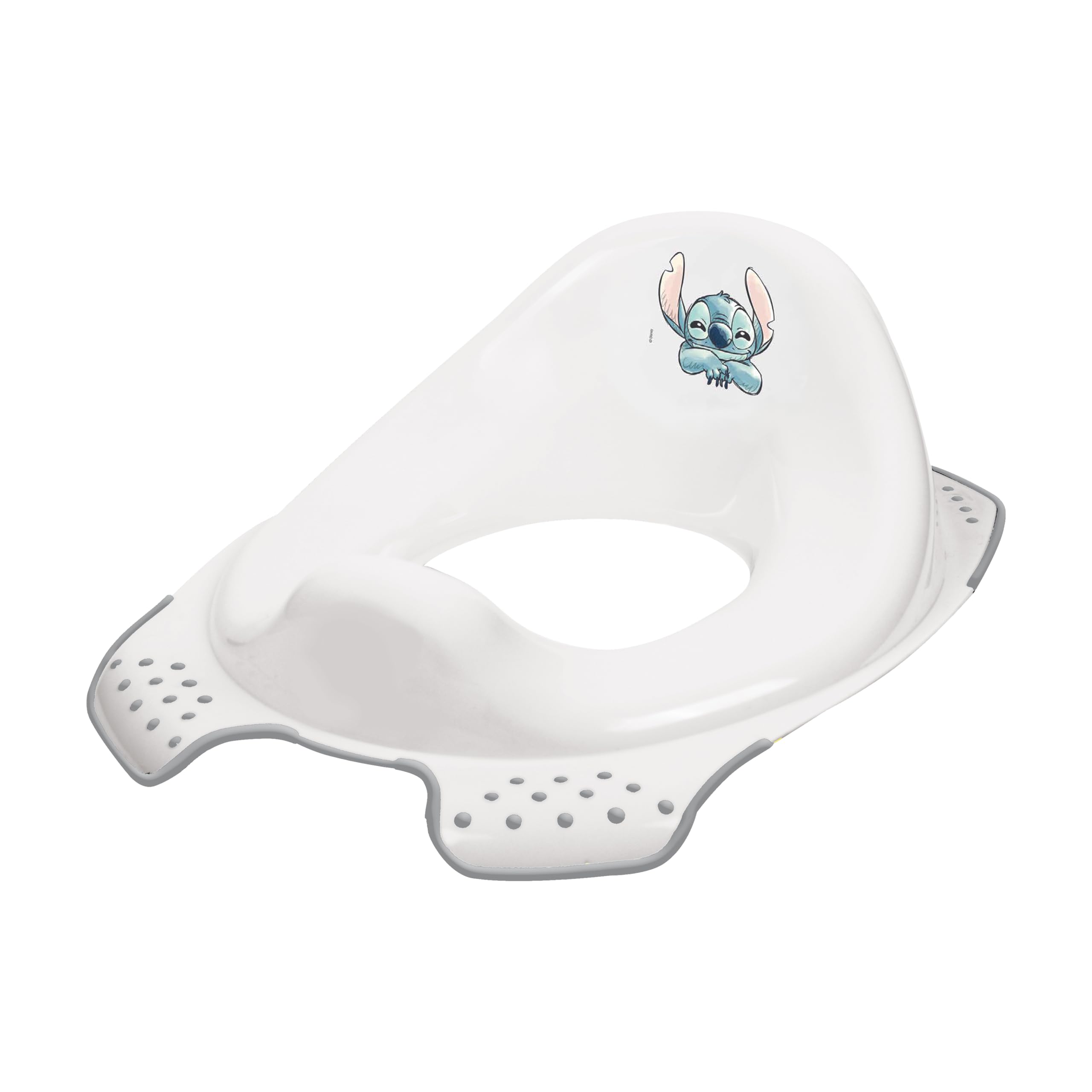 keeeper Stitch Children's Toilet seat, from Approx. 24 Months to Approx. 4 Years, Non-Slip Function, EWA, White