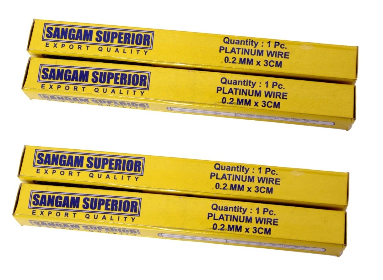 Sponsored Ad - Platinum Wire Pack of 4 Pisces Science Experiments and Chemistry Lab Experiments for School College Project Experiments