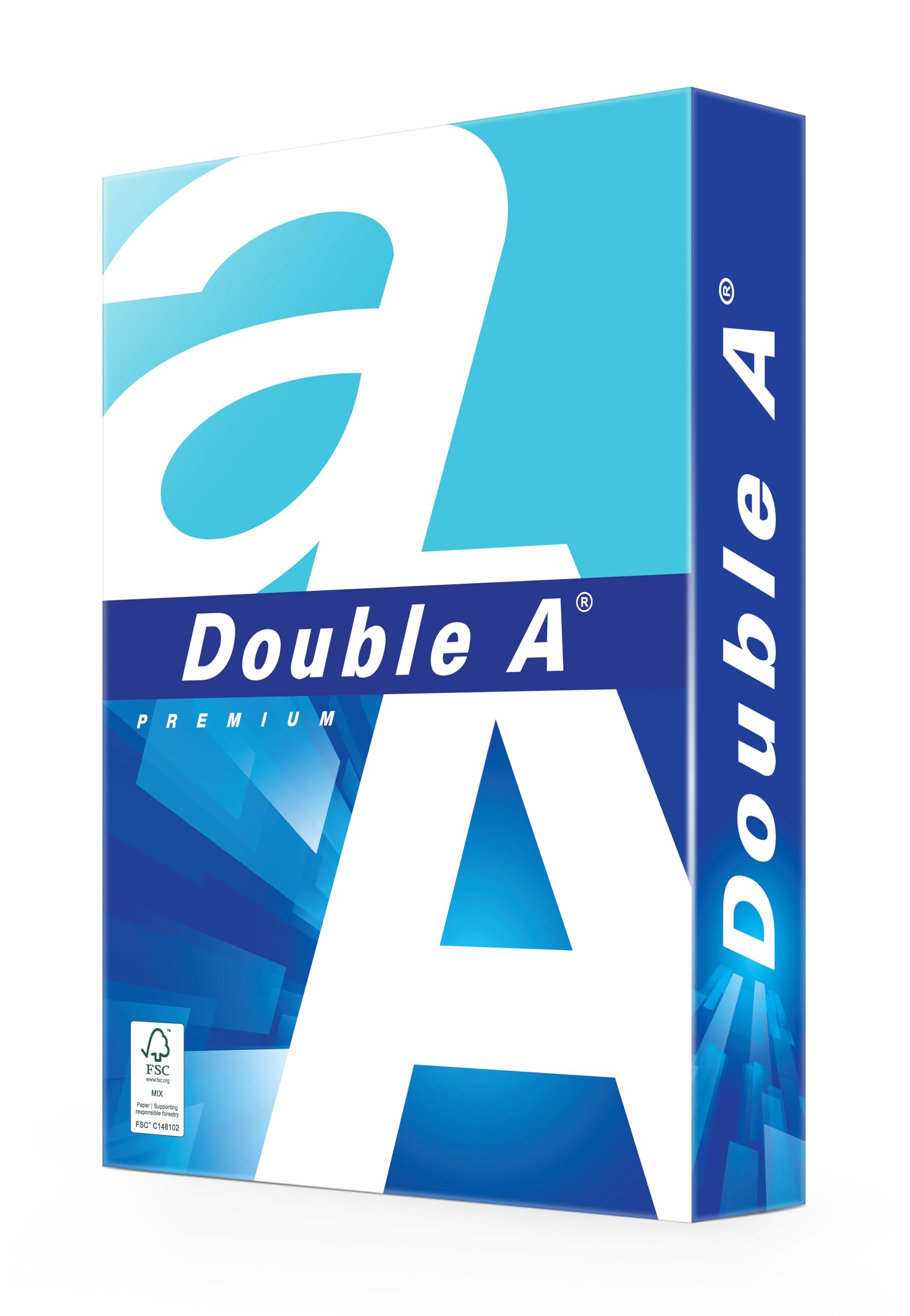 Double A Premium - Papel para imprimir (formato A4, 80 g/m², 2.500 hojas), color blanco