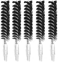 Vista 9 de Cepillo de limpieza de pistola de cerdas de nailon para pistola de rifle 8-32 5-16 hilo (calibre .177-blanco)