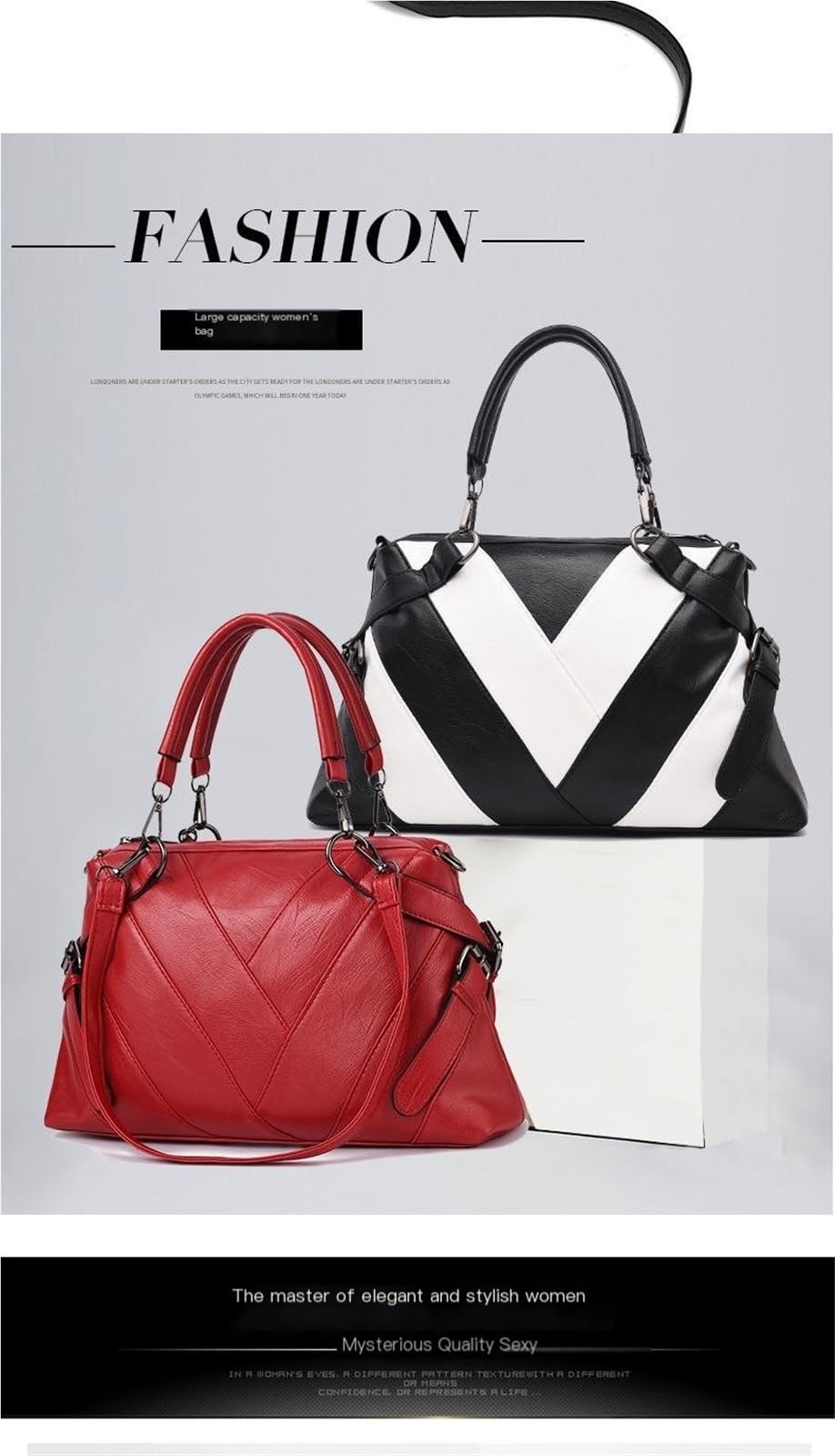 Bolso de mujer gran capacidad, bolso bandolera