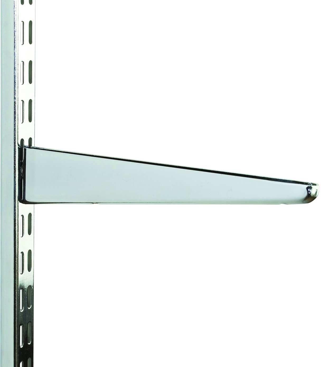 370mm Polished Chrome Watson Twin Slot Shelving Bracket