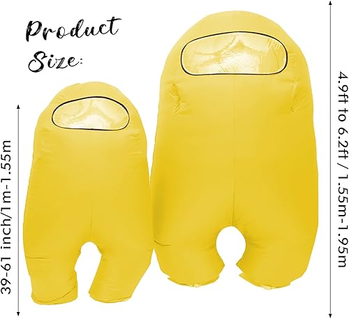Vista 3 de FANFX Inflatable Astronaut space Costume Inflatable costume Full Body Suit Halloween Cosplay Costumes