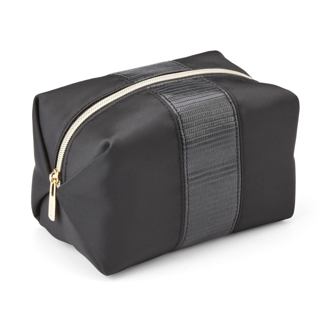 Conair Toiletry Bag, Makeup Bag, Cosmetic Bag for Women and Men in Black Modella by Conair : Everything Else