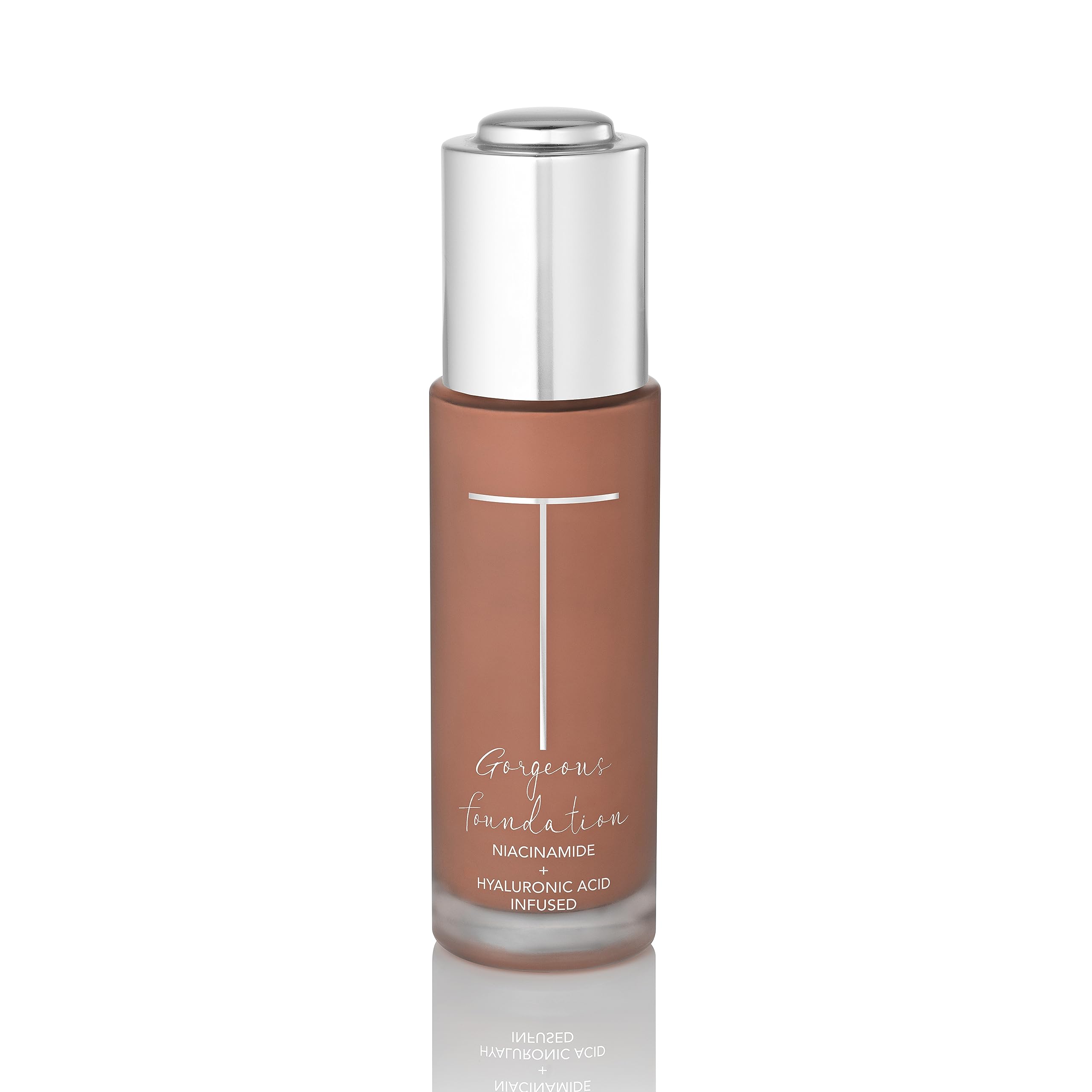 Trish McEvoy Gorgeous Foundation: Shade 10TWG, 30ml/1 oz, 10TWG, Tan with warm golden undertones, for tan to dark skin