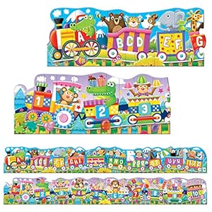 854631.tlj Puzzle Doubles – Giant Abc.& 123 Train Floor Puzzles .regular, The Learning Journey, multi-colour