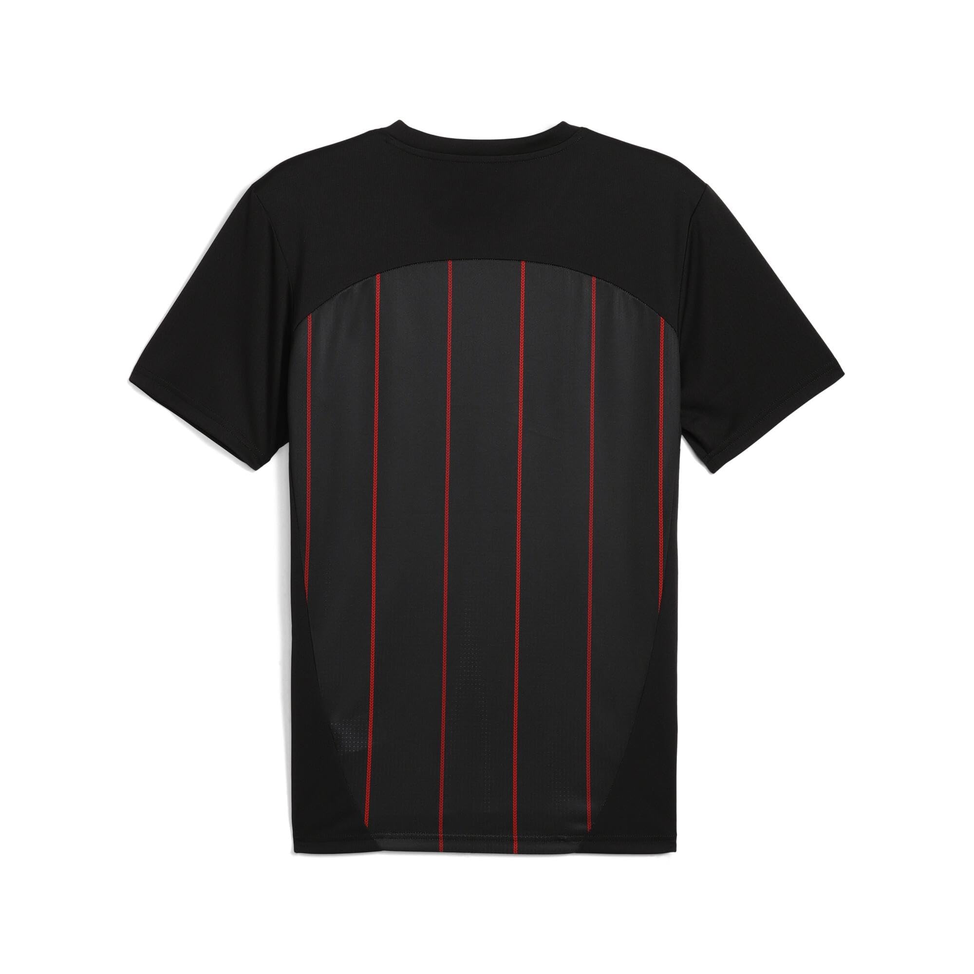 A.C. Milan - T-Shirt Prematch, Adulto, Maglia da Calcio e da Allenamento a Maniche Corte, con Logo AC Milan e Puma, Prodotto Ufficiale, Unisex, Nero o Bianco