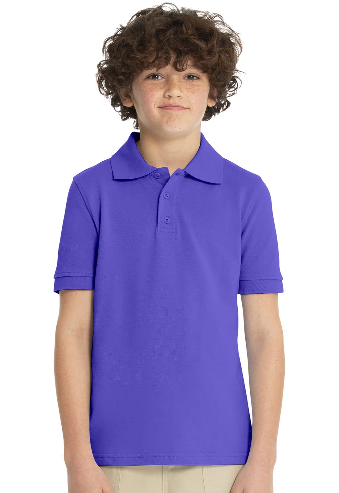 Classroom Girls' Short SLV Pique Polo