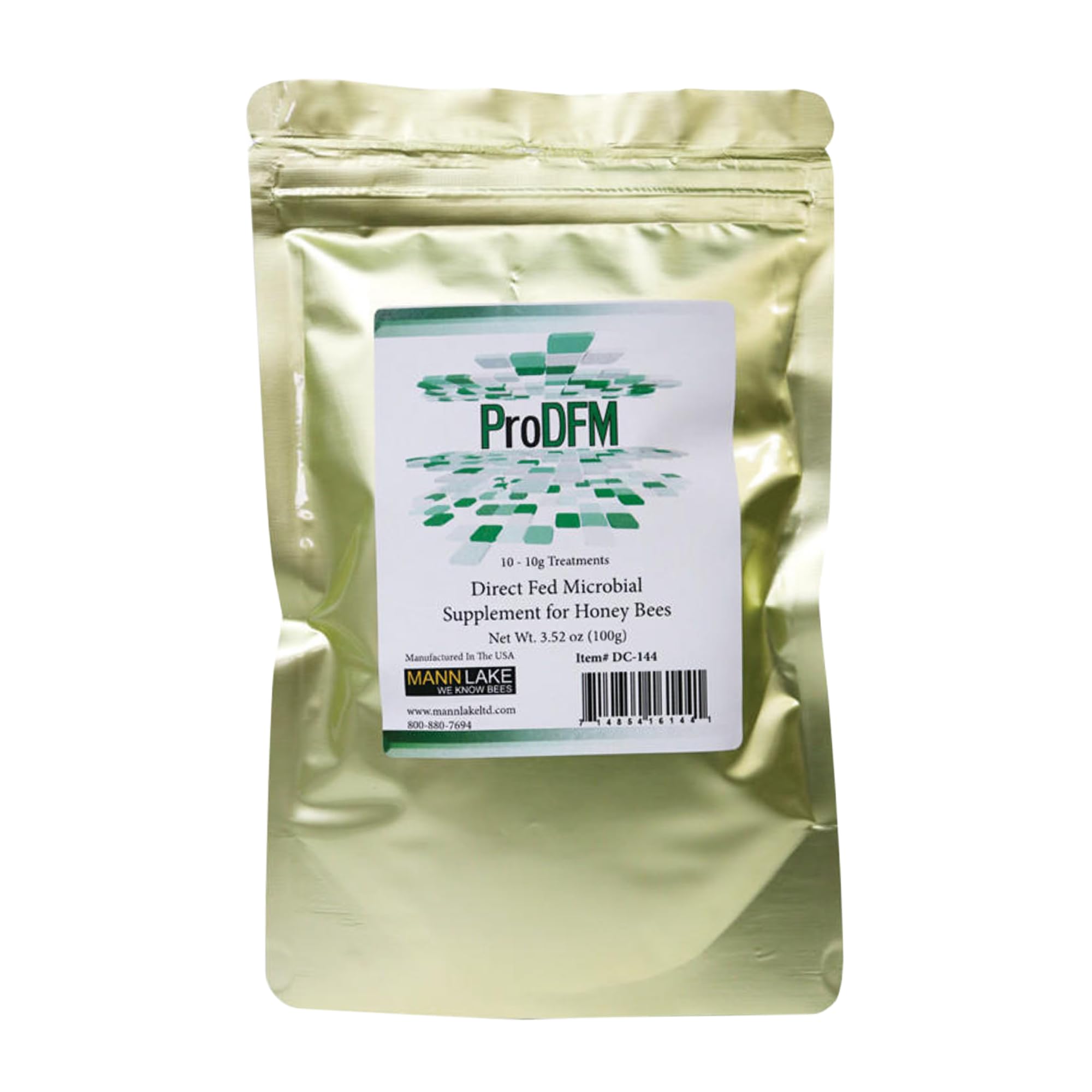 Mann Lake ProDFM Probiotic Bee Supplement, Bee Health, Boost Colony Resilience for Winter, All-Natural Formula, Support Nurse Bees, 3.5 oz (10 Treatments)