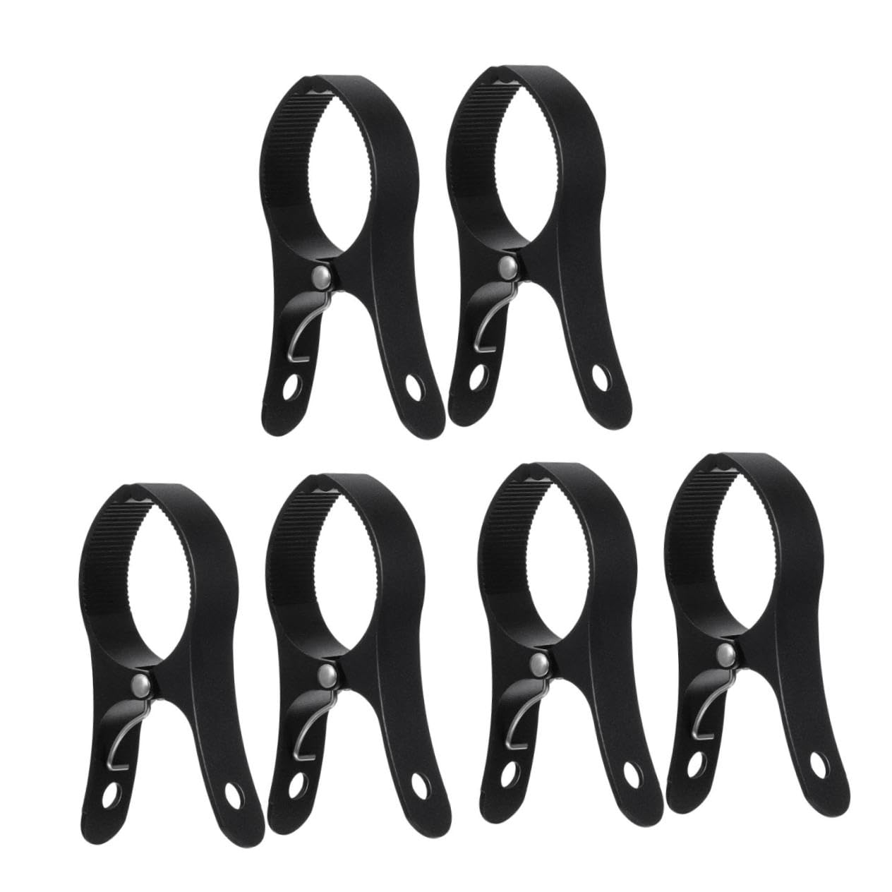 6pezzi Mollette Per Asciugamani e Coperte Clip Antivento Lega Di Alluminio Per Asciugare Biancheria Teli Da Spiaggia e Trapunte Design Resistente e Sicuro