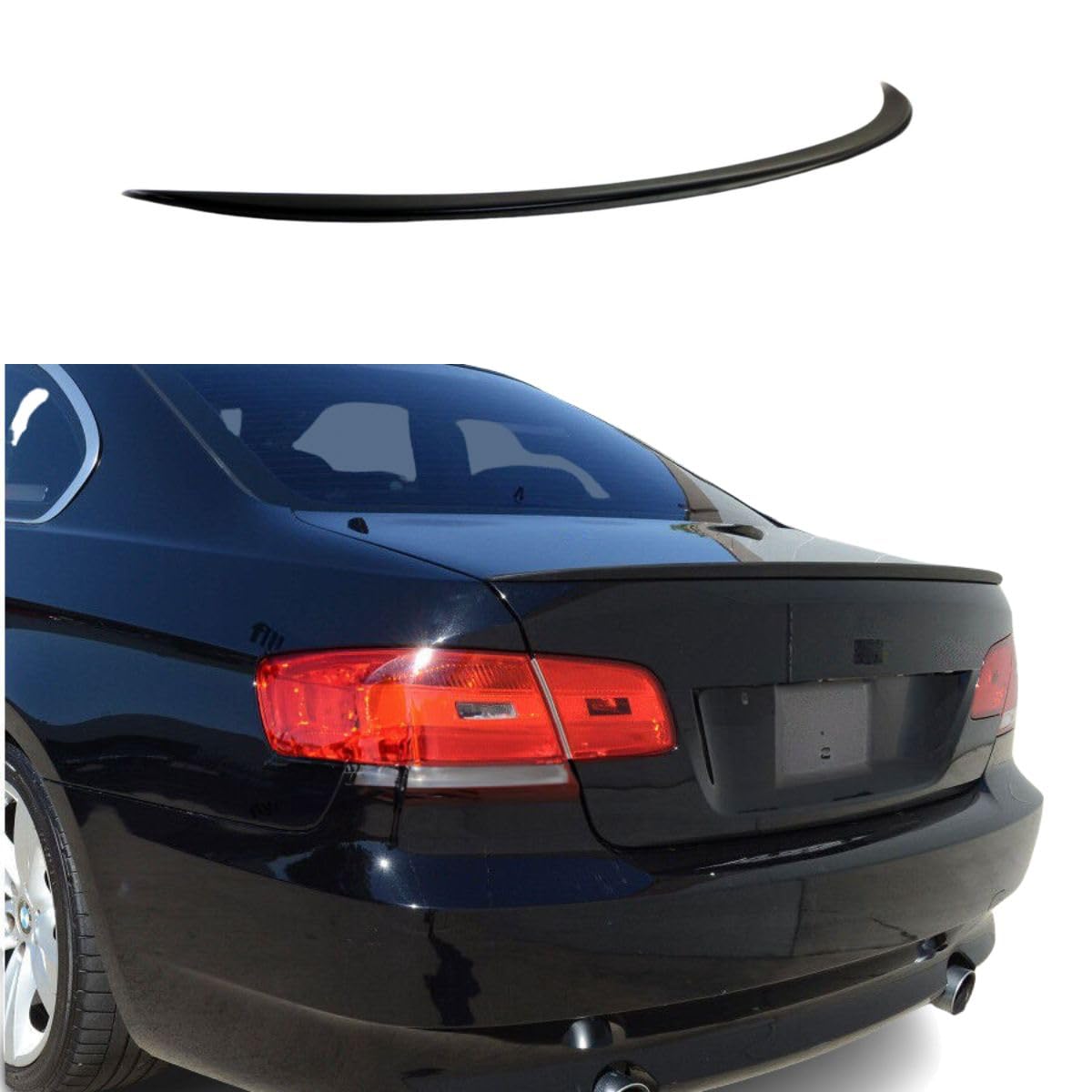 Spoiler posteriore per BMW Serie 3 E92 Coupe, nero lucido