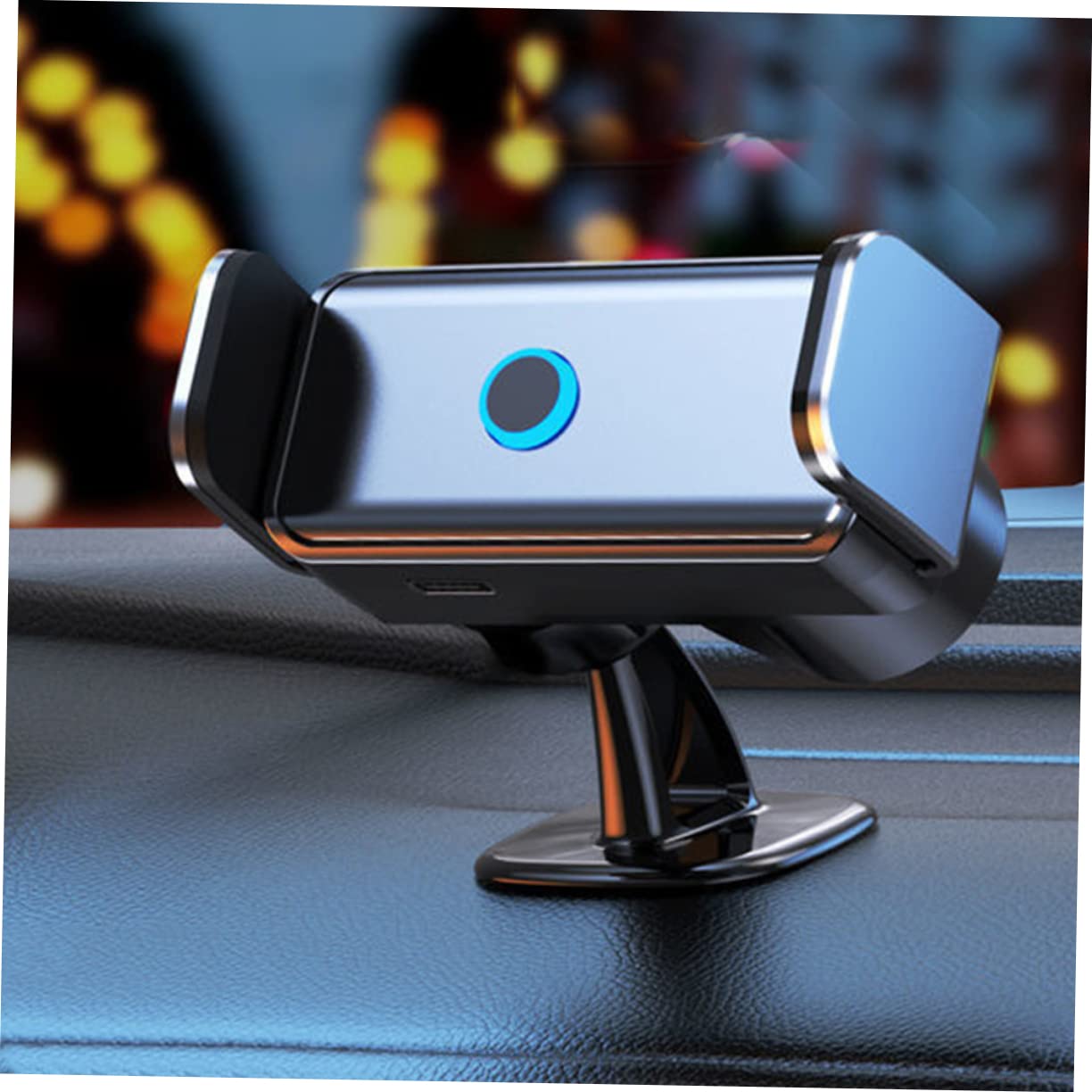 Soporte Móvil con Auto Clamping Soporte Teléfono Parabrisas Compatible con Mayoría de Dispositivos Color Estable y Práctico Navegación