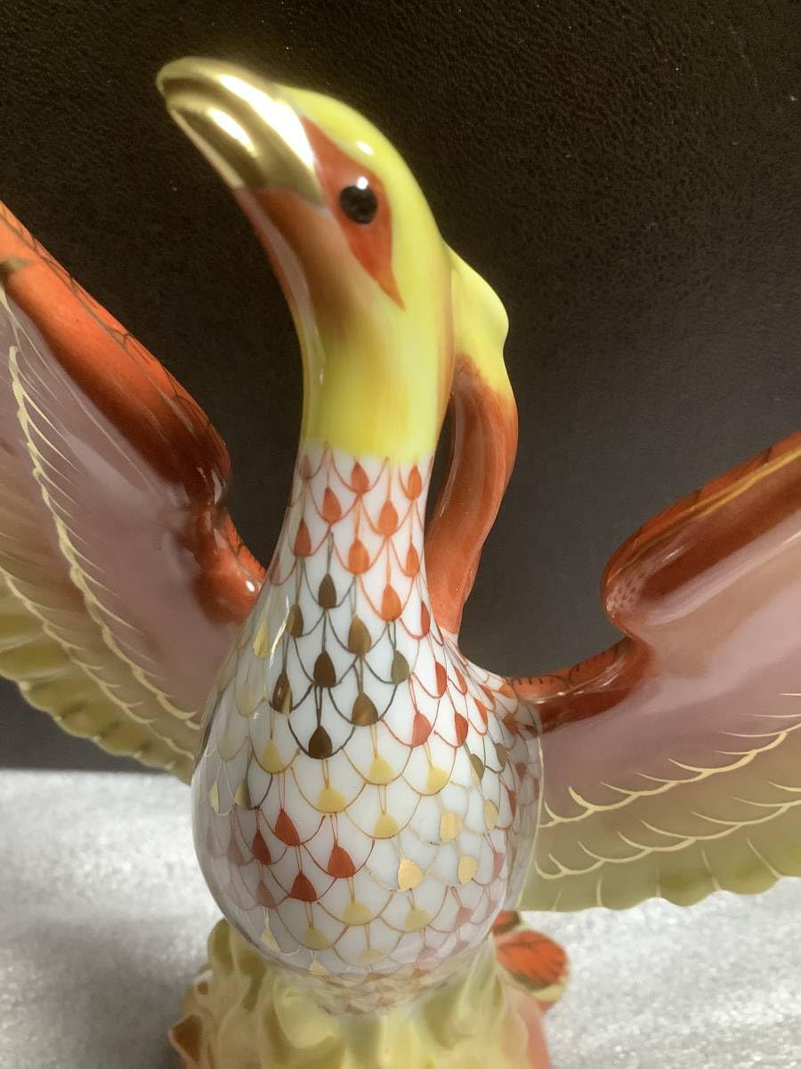 HEREND ヘレンド フィギュリン 鳥 置物 ハンガリー製 スワン ヘレンド